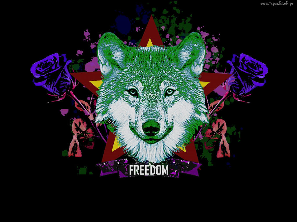 Abstract Wolf Wallpapers