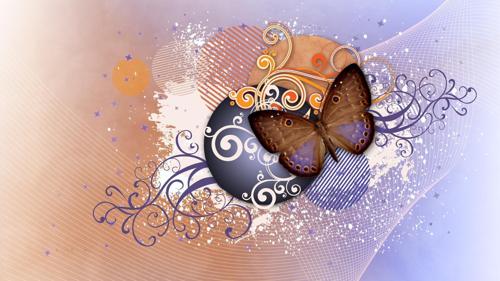 Abstract Butterflies Wallpapers