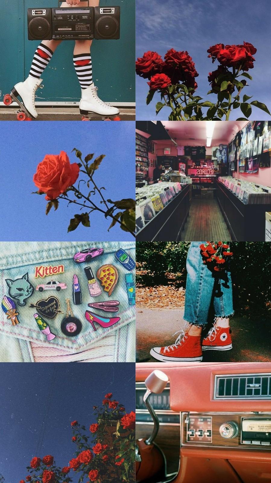 Aesthetic 90S Retro Collage Wallpapers