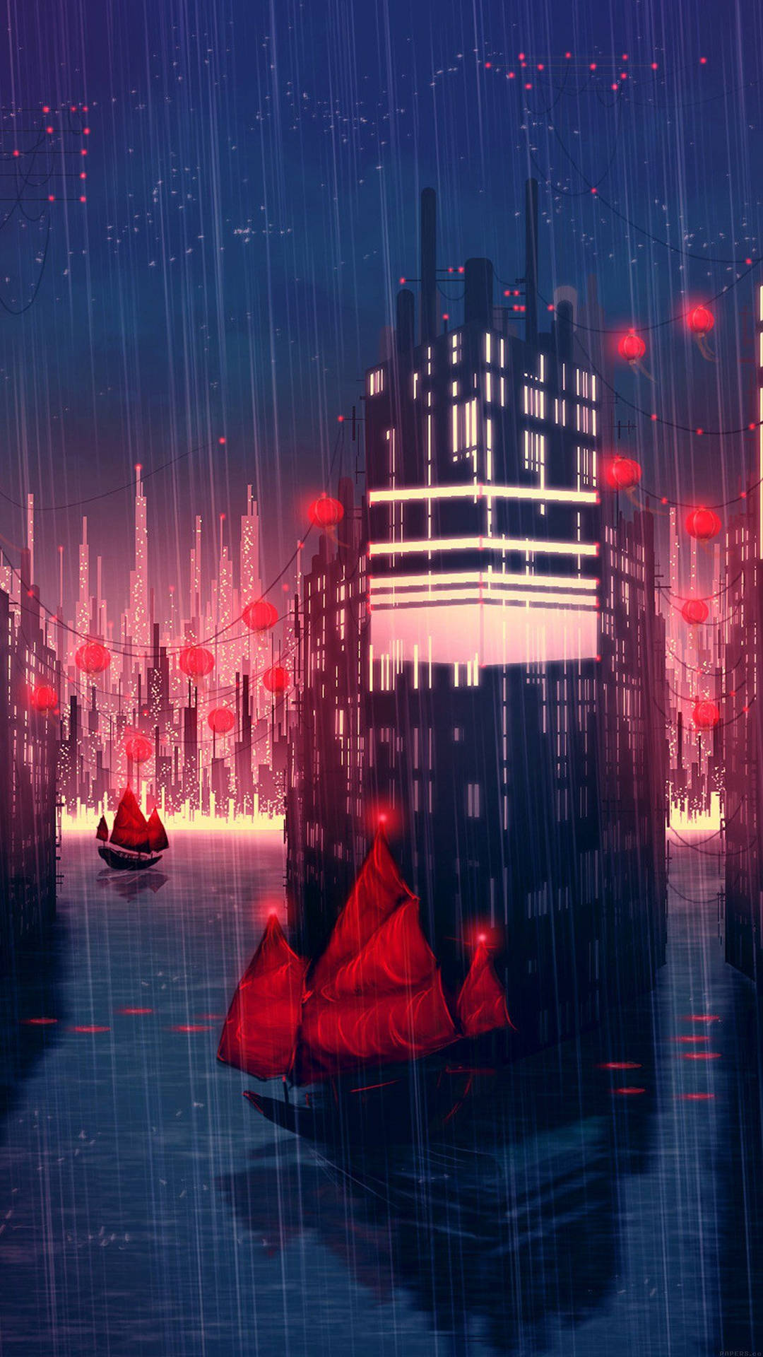 Aesthetic Anime City Wallpapers