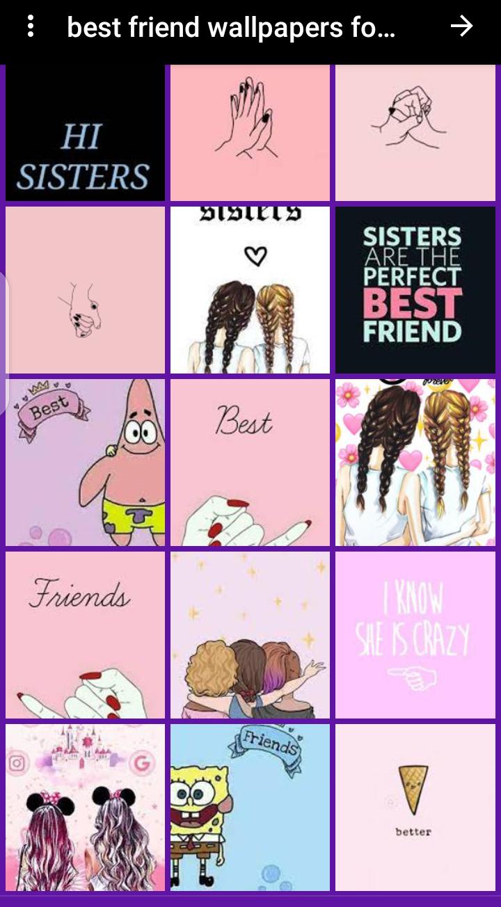 Aesthetic Best Friends Wallpapers