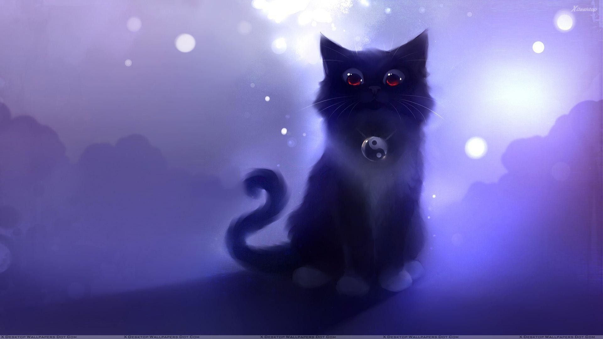 Aesthetic Black Cats Wallpapers