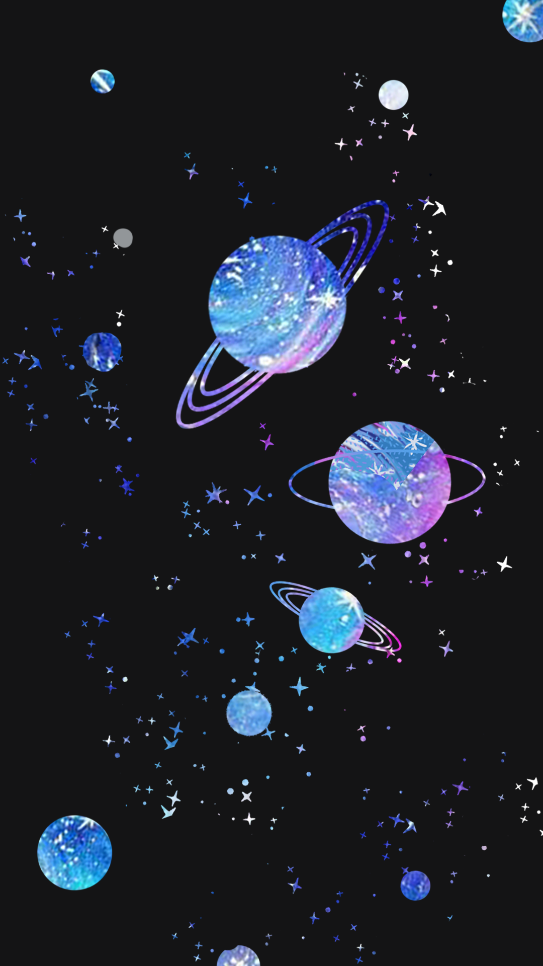 Aesthetic Black Galaxy Wallpapers