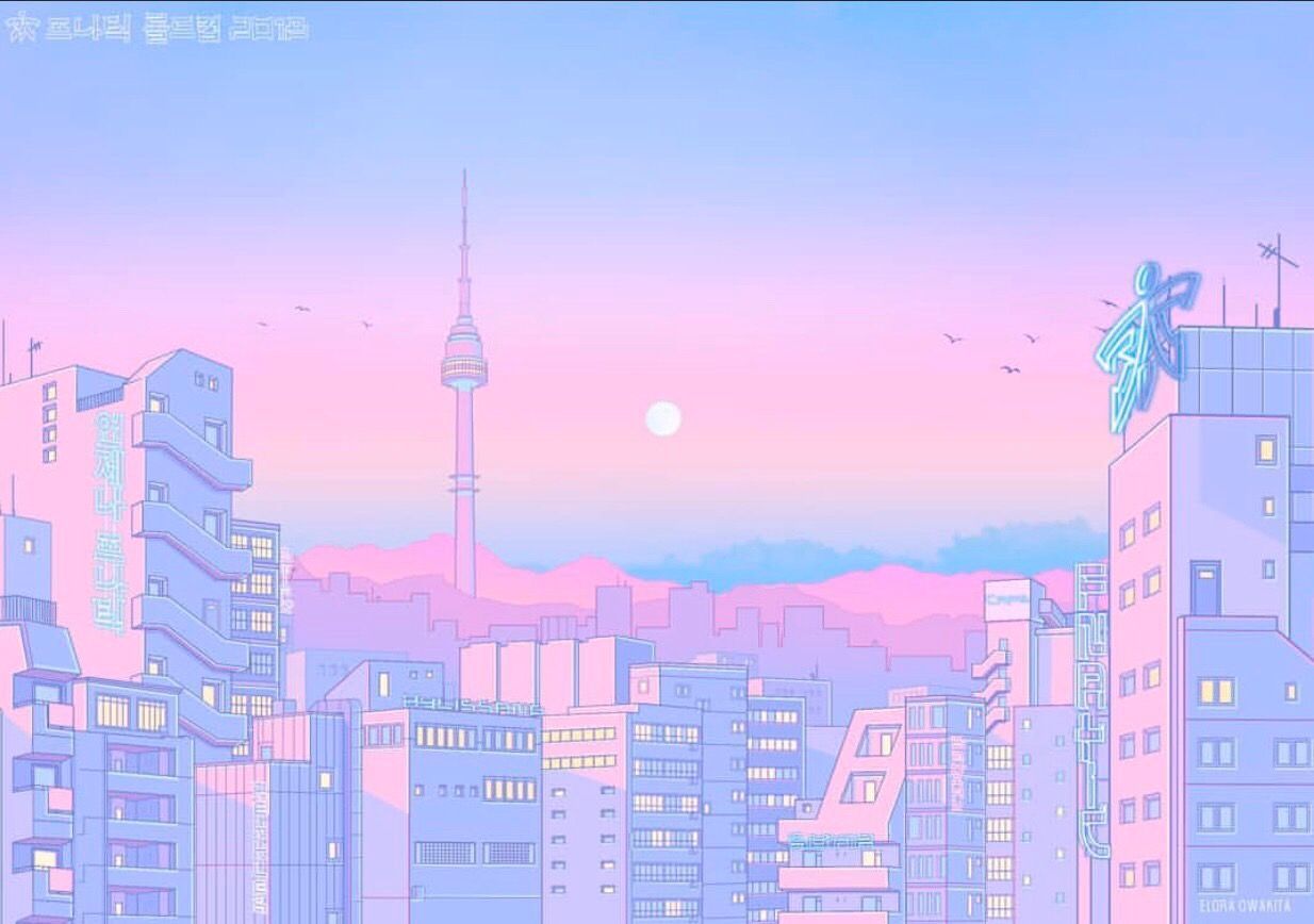 Aesthetic Blue And Pink Pc Wallpapers