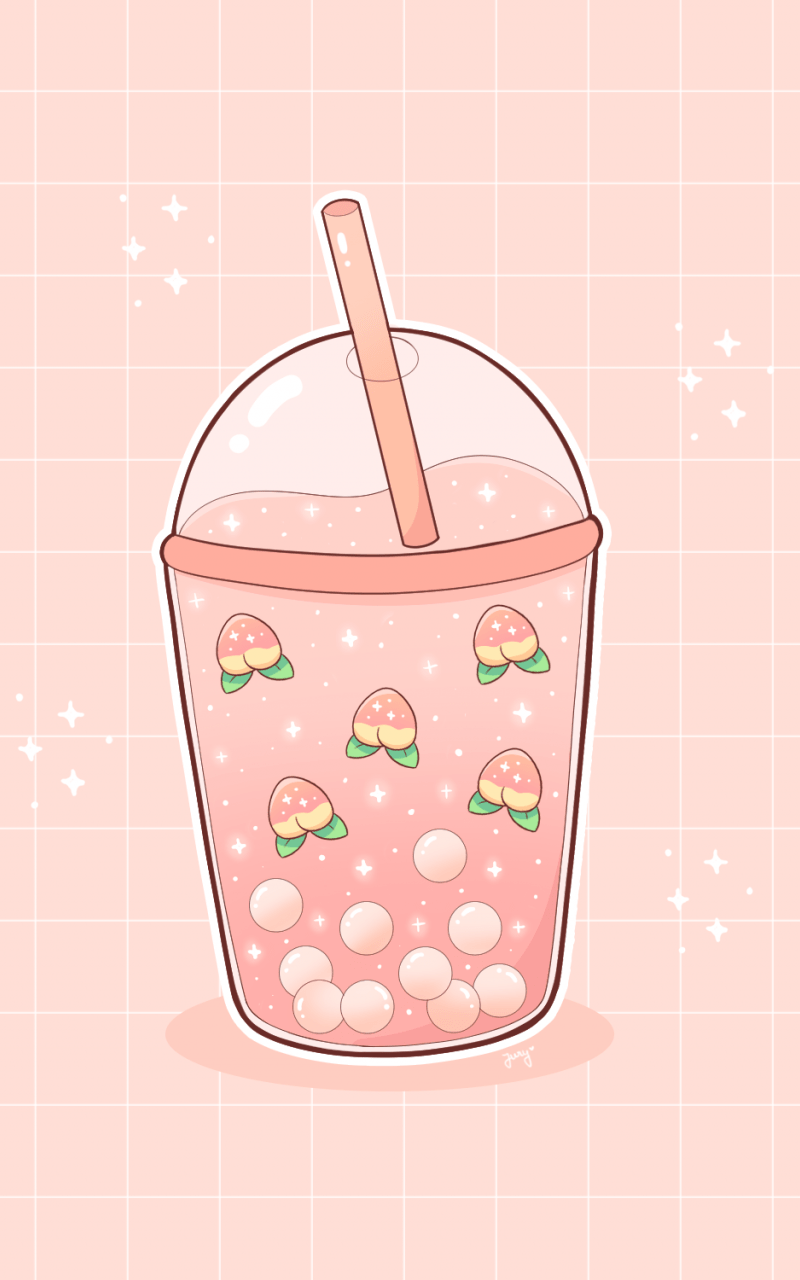 Aesthetic Boba Tea Wallpapers