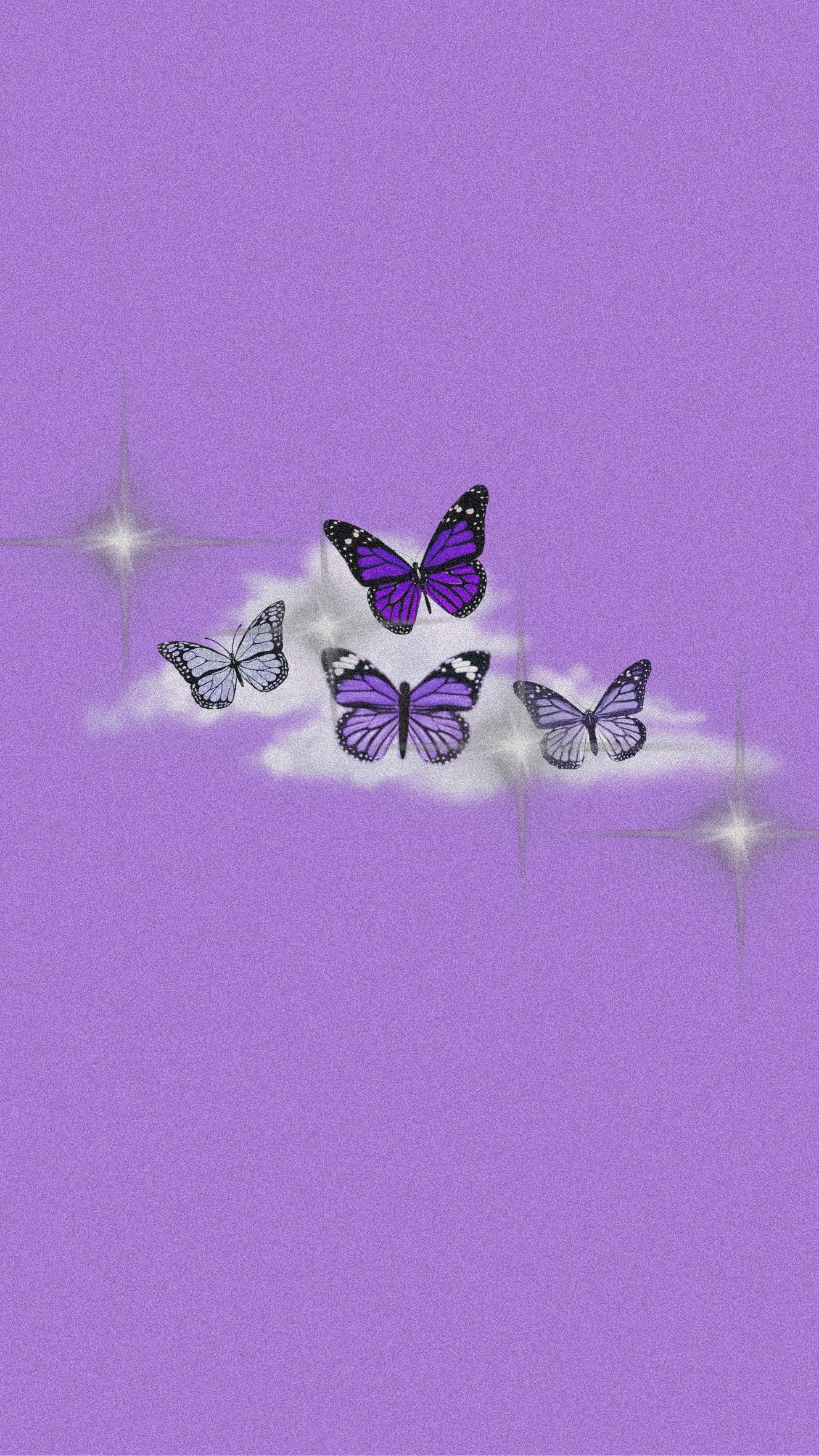 Aesthetic Butterfly Purple Wallpapers