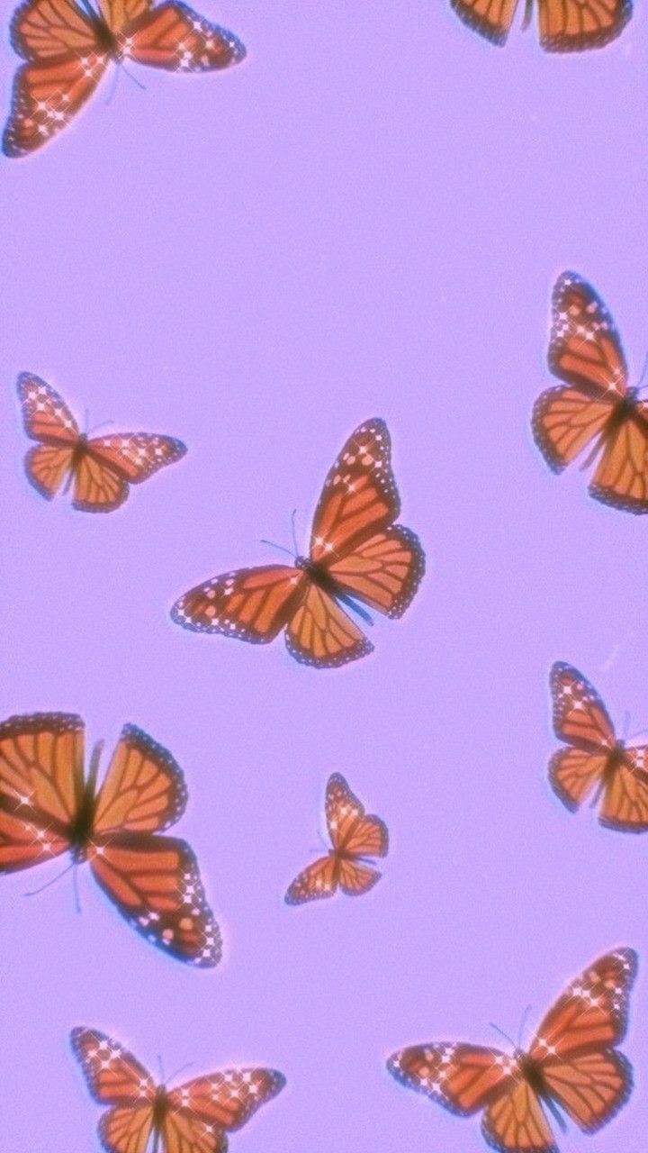 Aesthetic Butterfly Purple Wallpapers