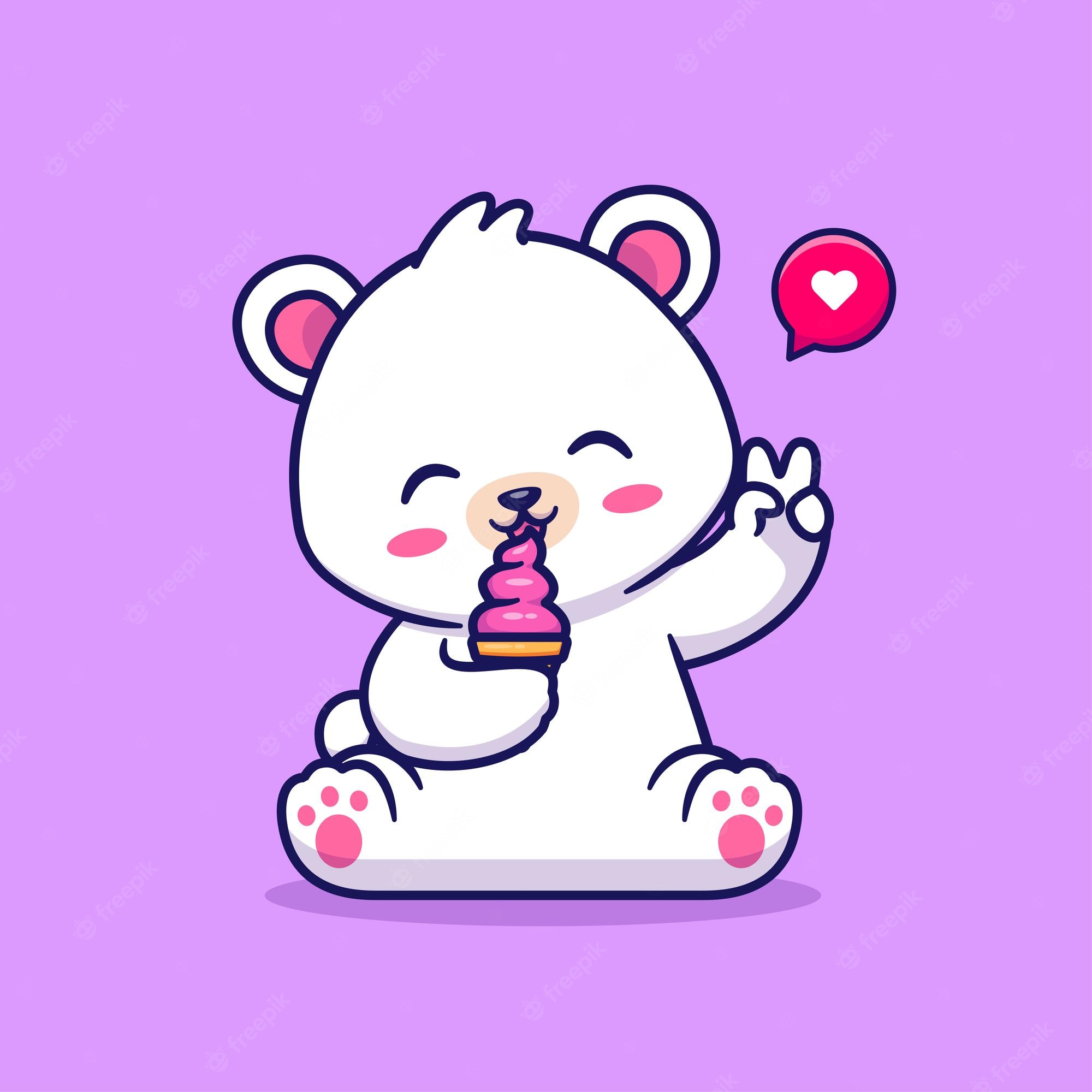 Aesthetic Cartoon Ice Cream Wallpapers