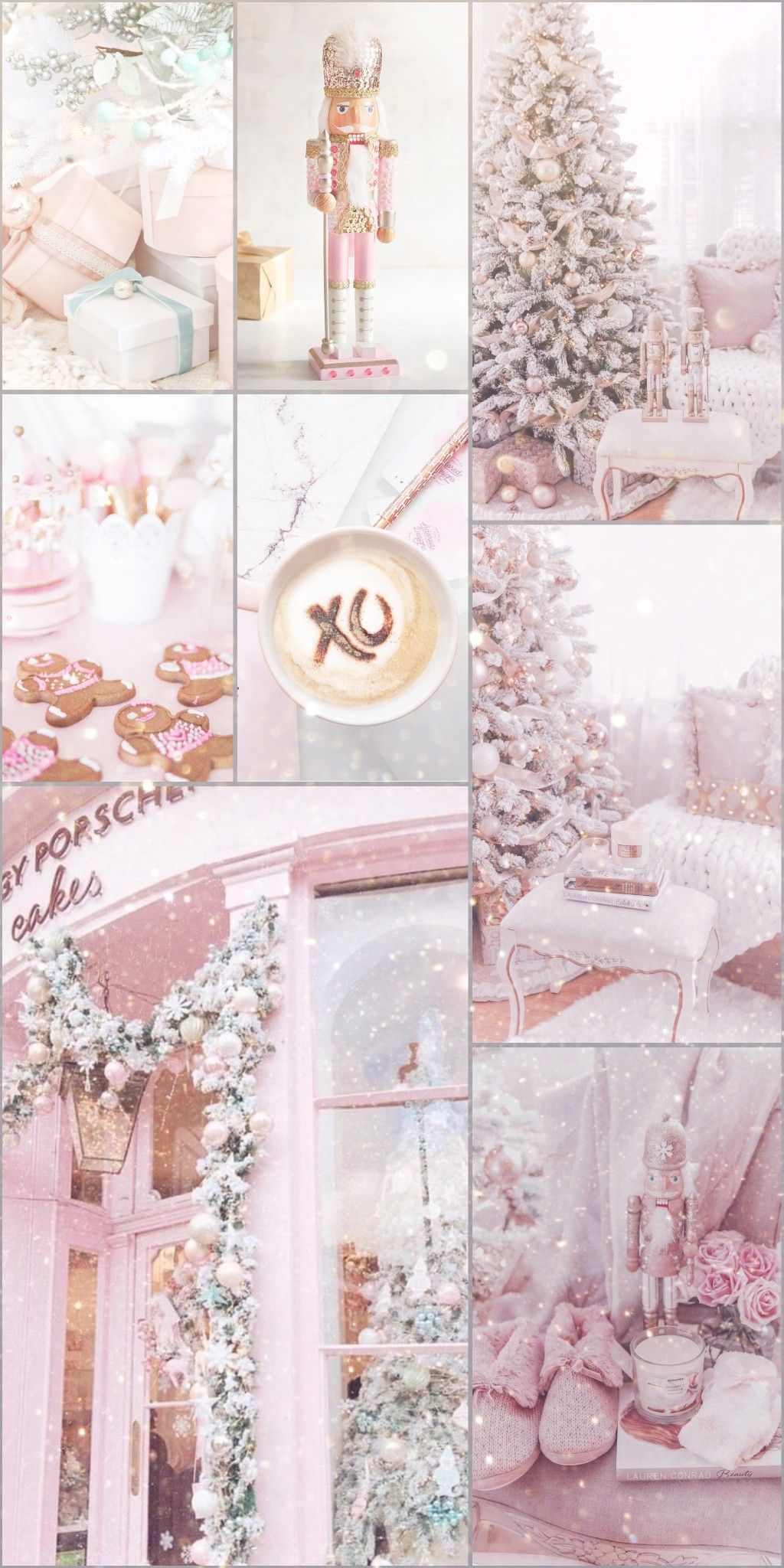 Aesthetic Christmas Pink Wallpapers