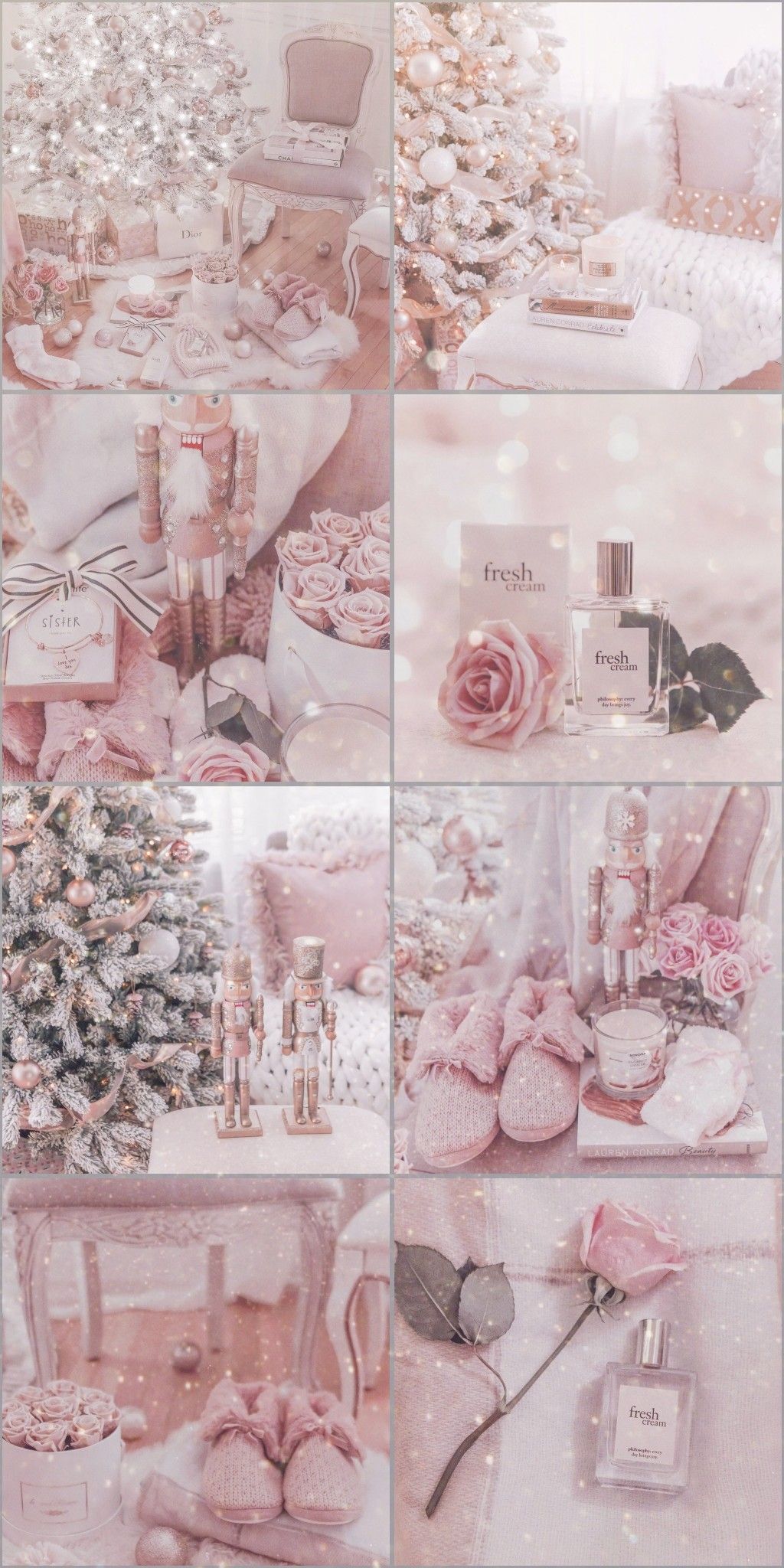 Aesthetic Christmas Pink Wallpapers