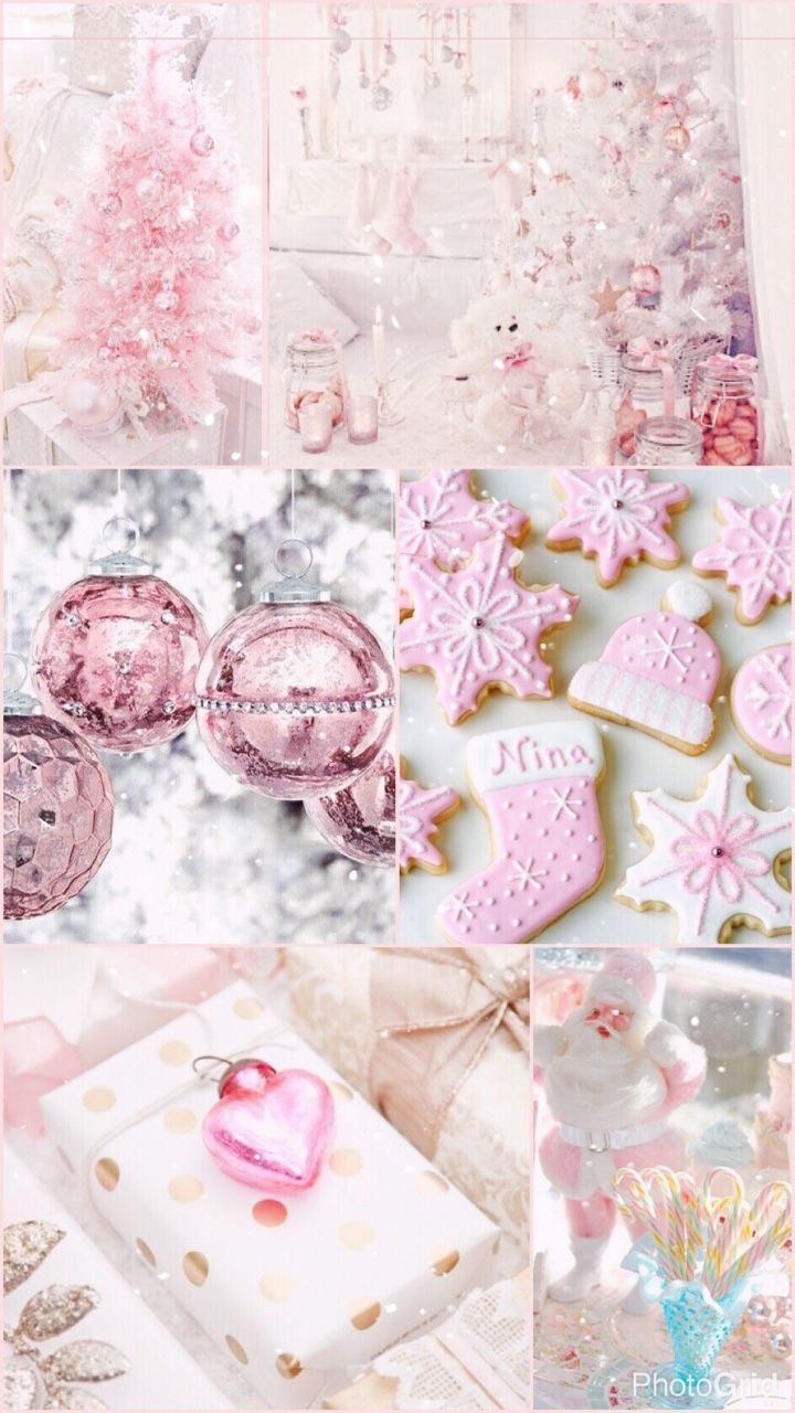 Aesthetic Christmas Pink Wallpapers