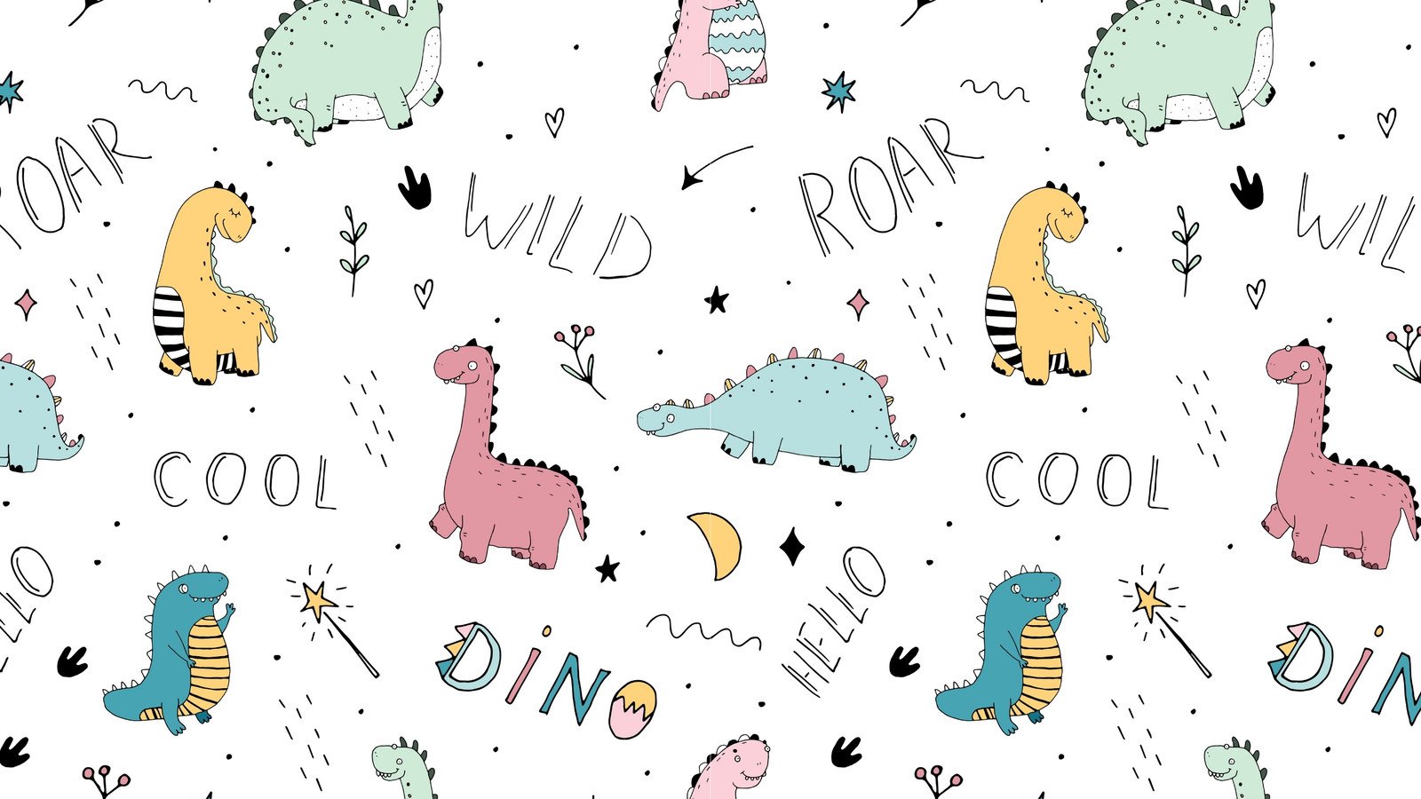 Aesthetic Cute Dino Wallpapers