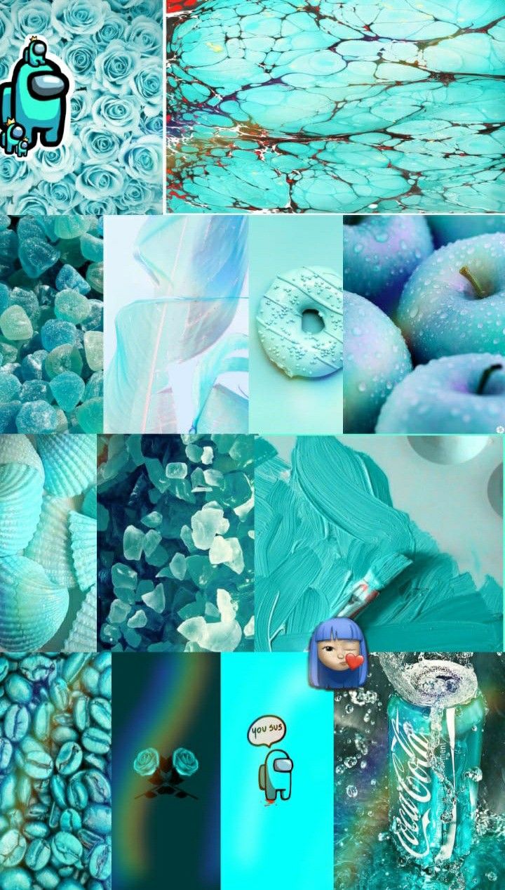 Aesthetic Cyan Wallpapers