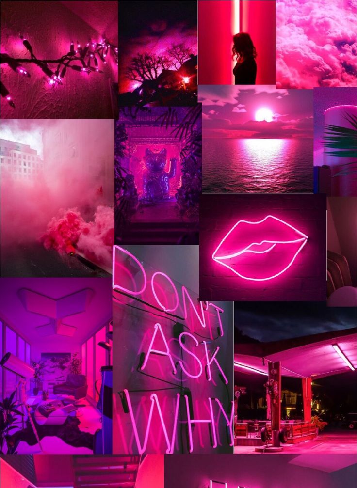 Aesthetic Dark Pink Wallpapers