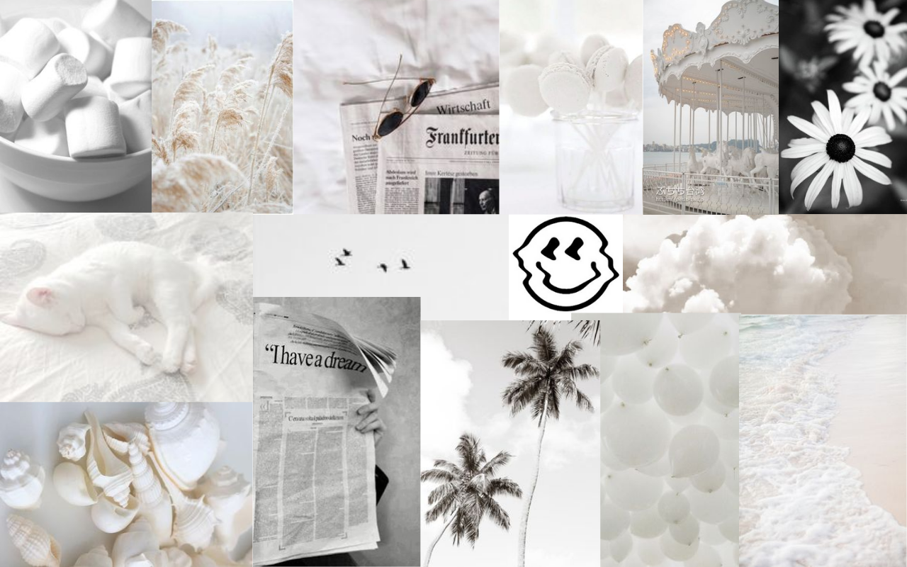 Aesthetic Desktop White Wallpapers