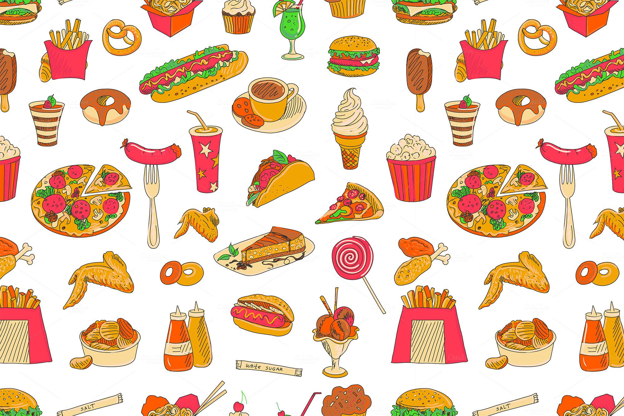 Aesthetic Foods Wallpapers