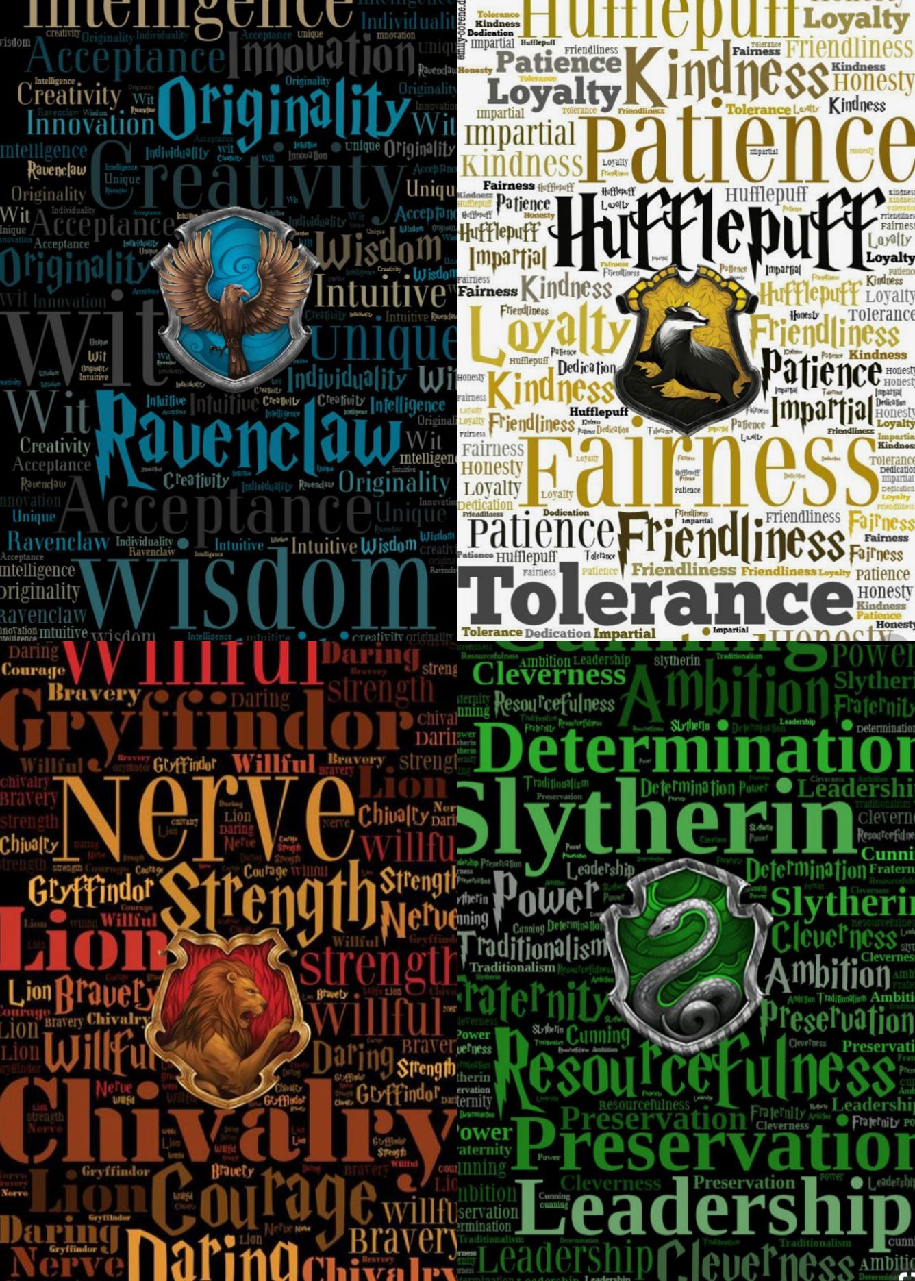 Aesthetic Harry Potter House Wallpapers