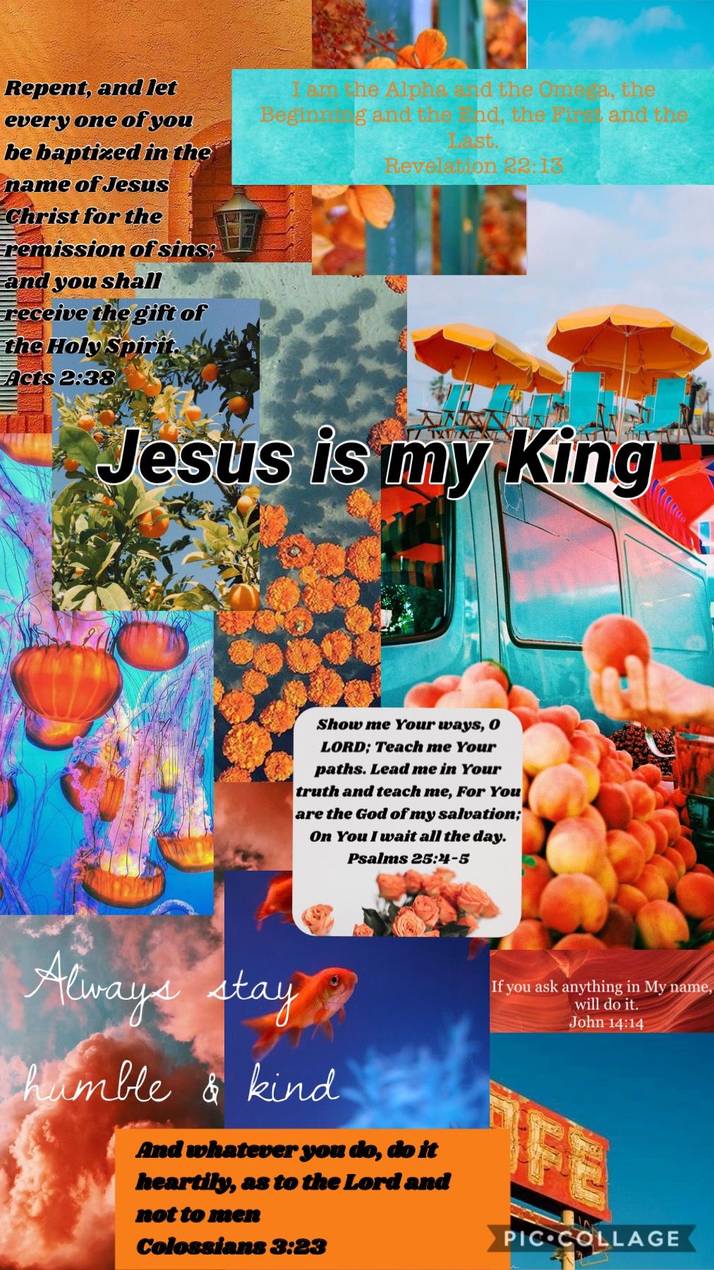 Aesthetic Jesus Collage Wallpapers