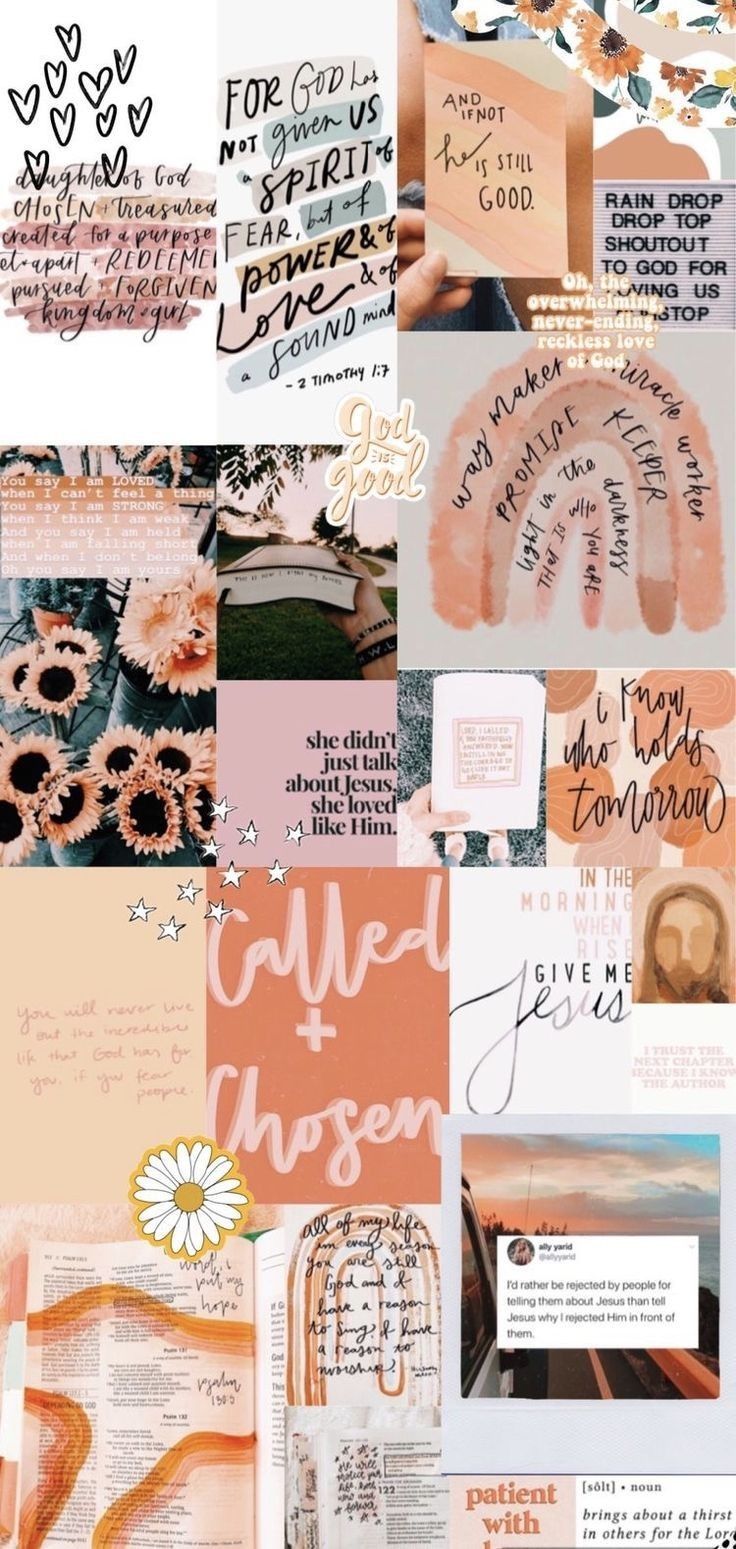 Aesthetic Jesus Collage Wallpapers