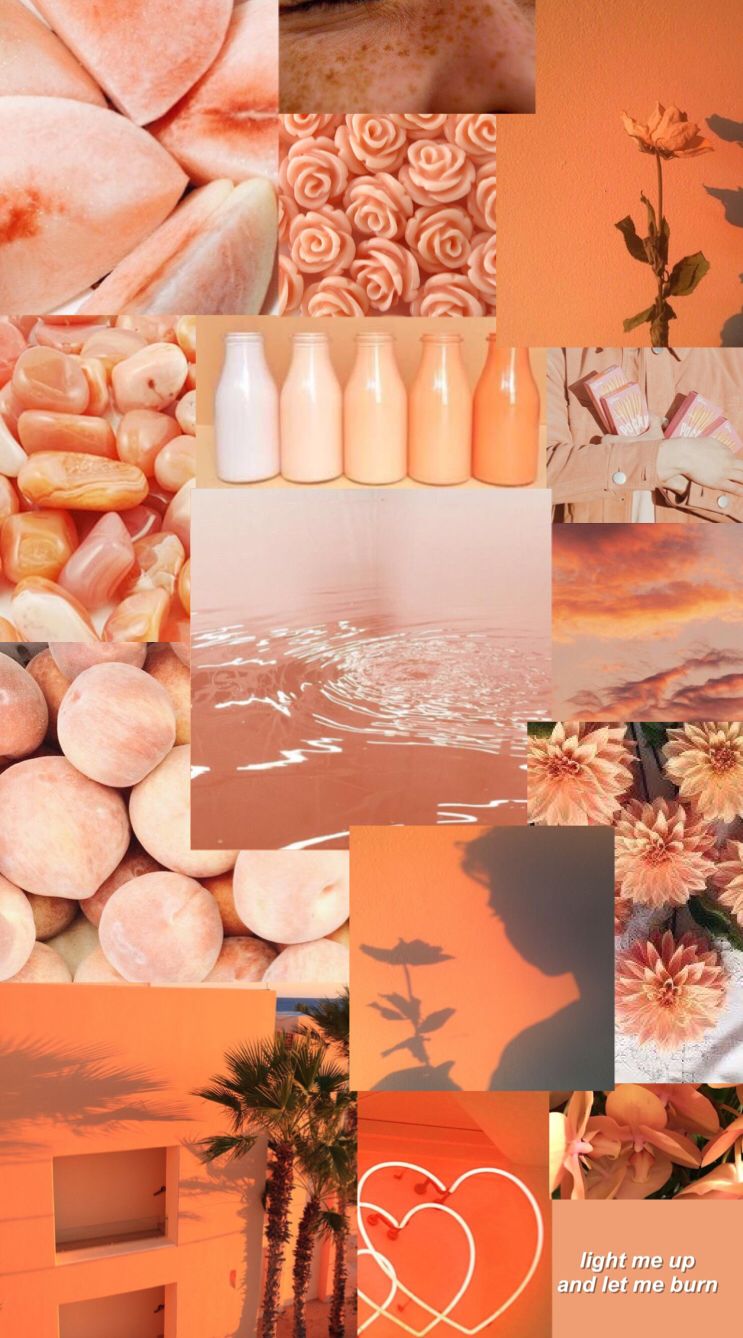 Aesthetic Light Orange Wallpapers