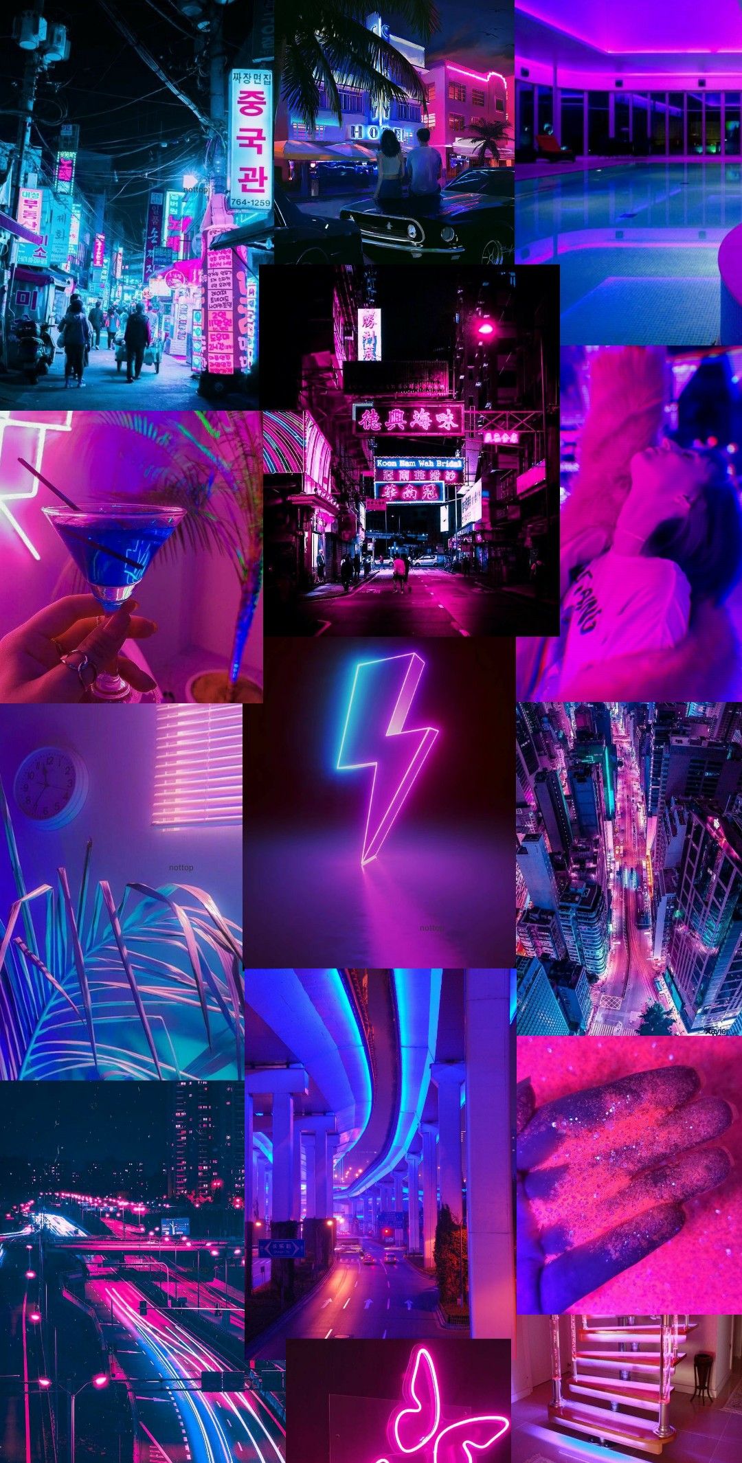 Aesthetic Neon Blue Wallpapers