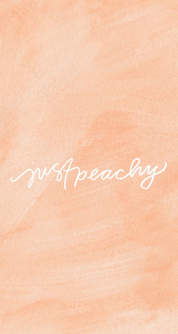 Aesthetic Peach Color Wallpapers