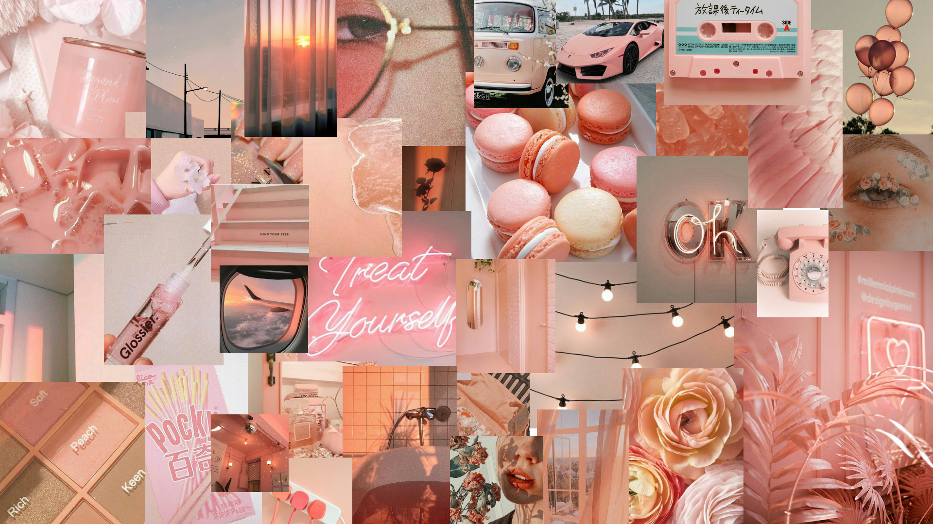 Aesthetic Peach Pink Wallpapers