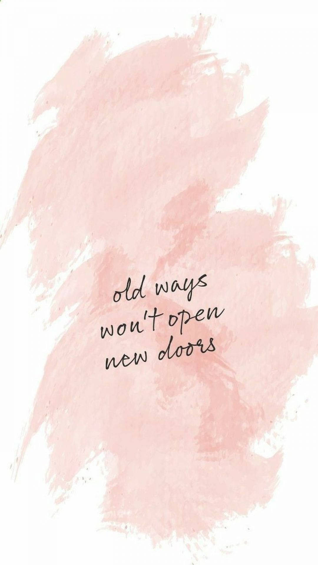 Aesthetic Pink Quotes Wallpapers