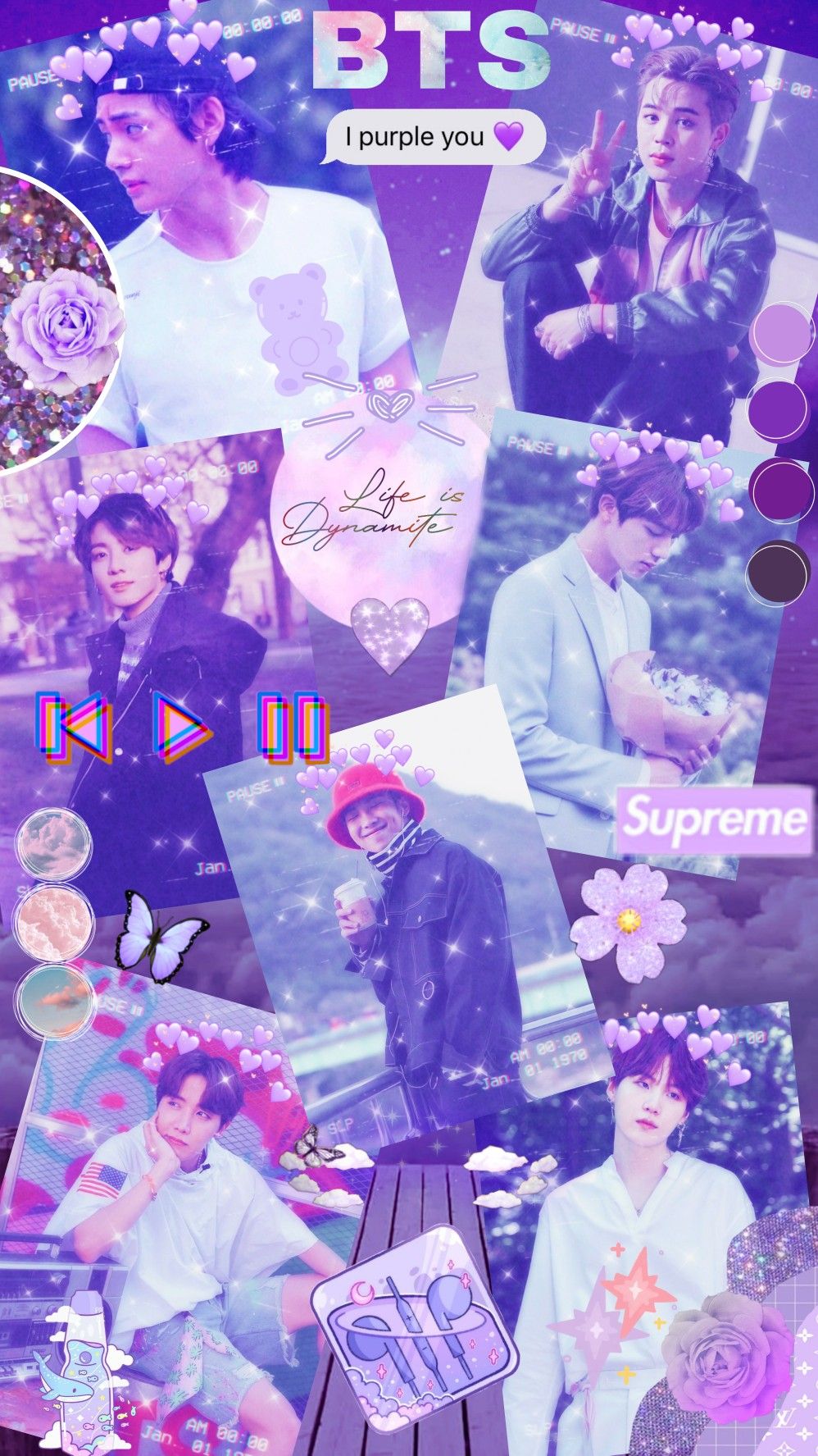 Aesthetic Purple Bts Wallpapers