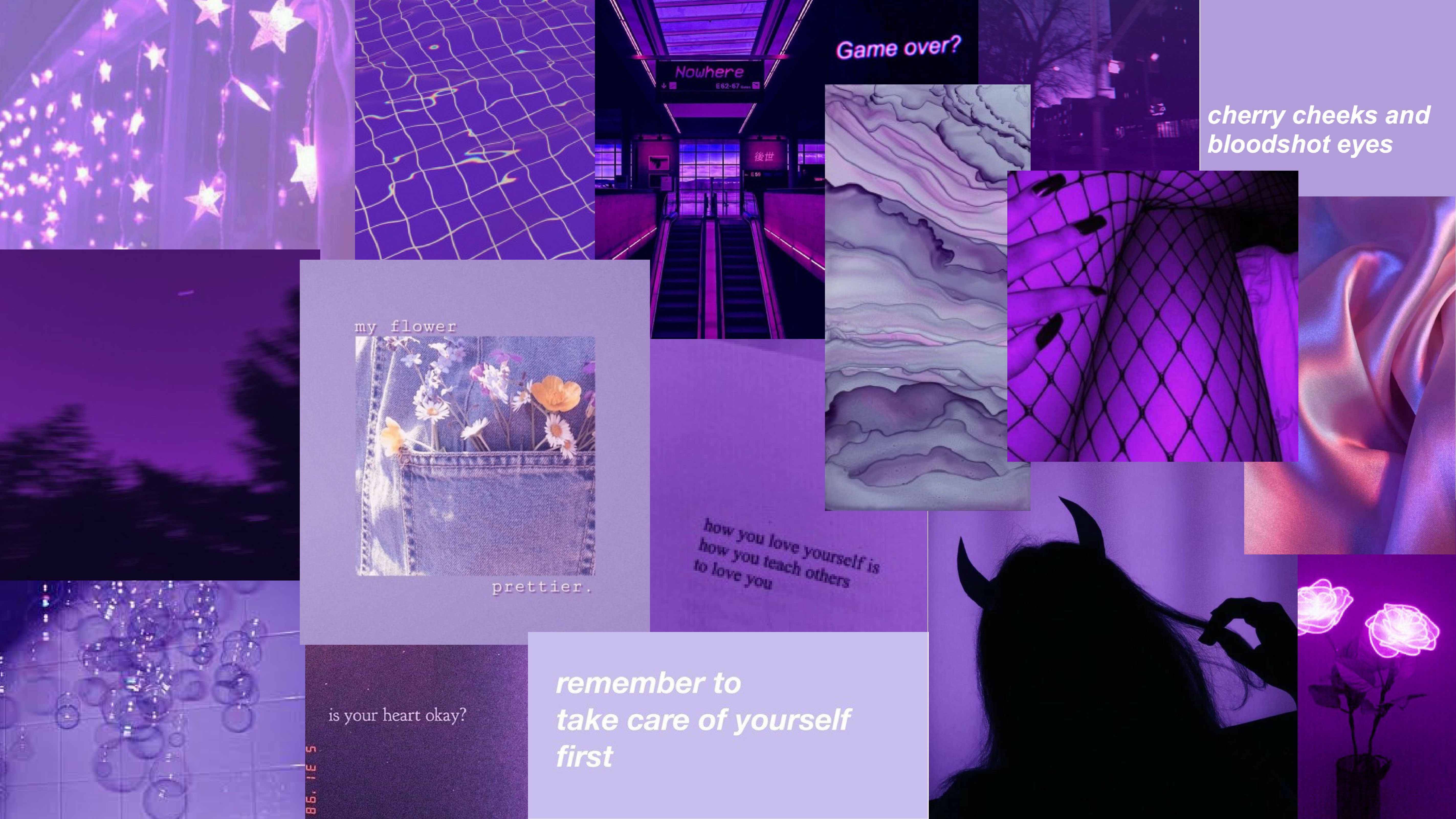 Aesthetic Purple Laptop Wallpapers