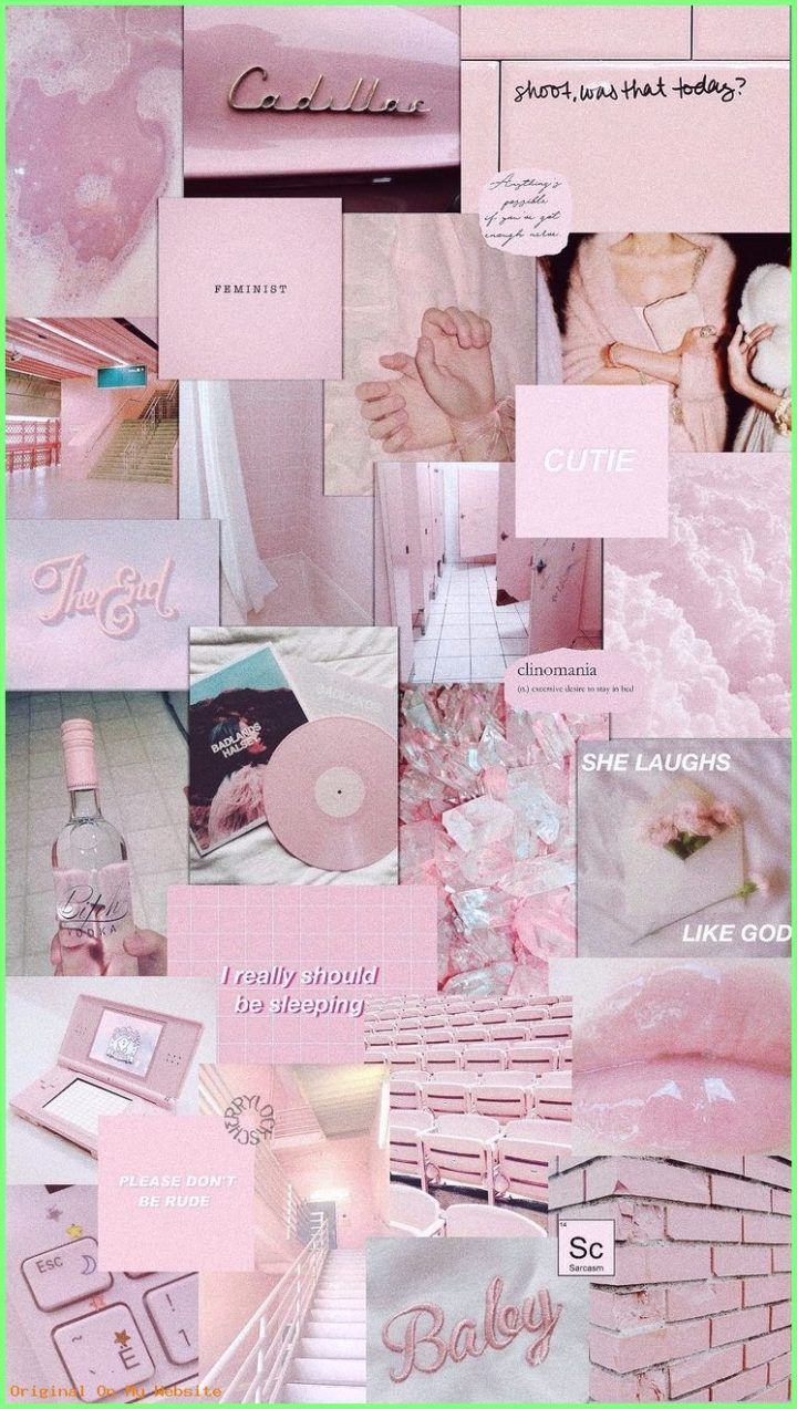 Aesthetic Quotes Pink Wallpapers