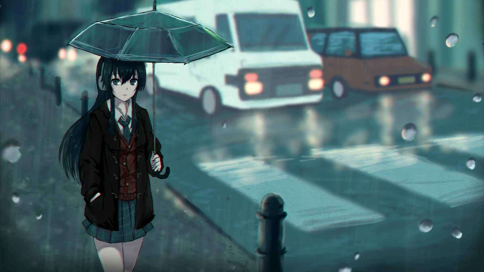 Aesthetic Rain Anime Wallpapers