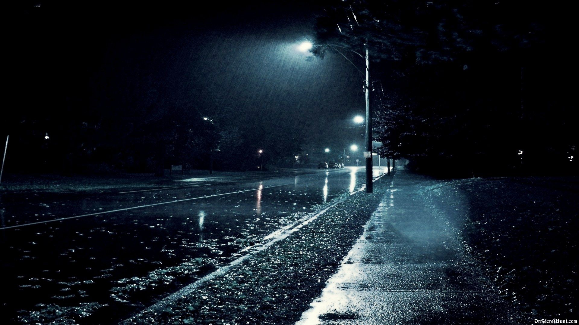 Aesthetic Rain Night Wallpapers