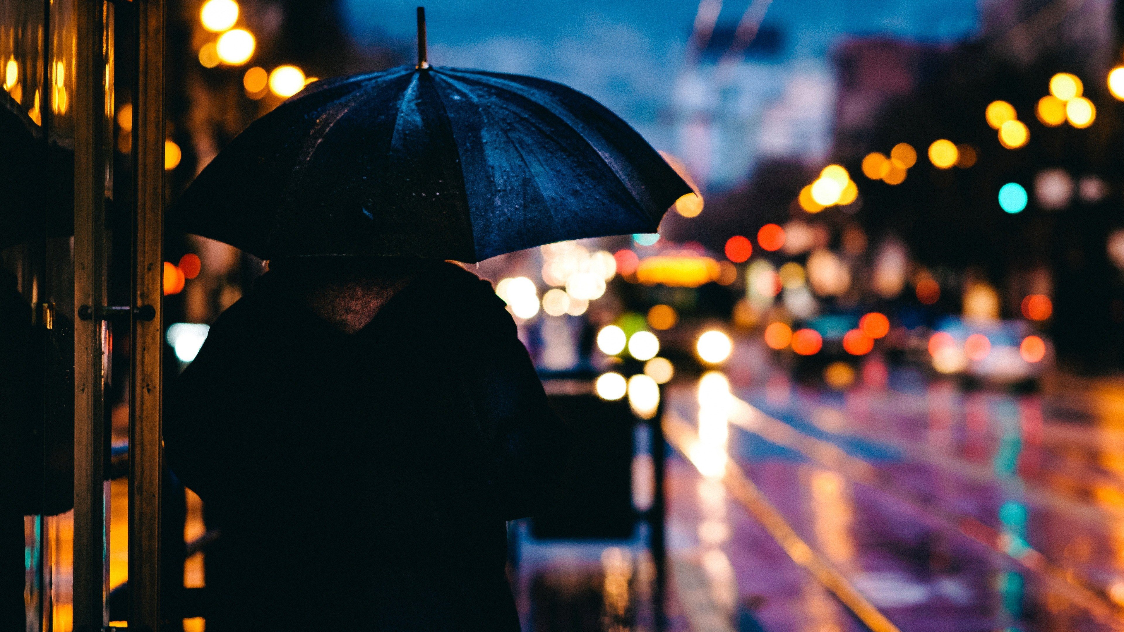 Aesthetic Rain Night Wallpapers