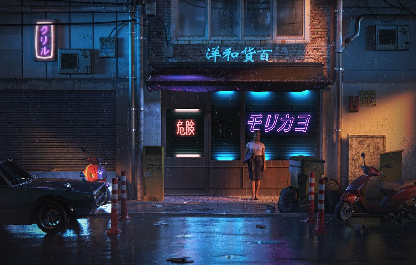 Aesthetic Rain Night Wallpapers