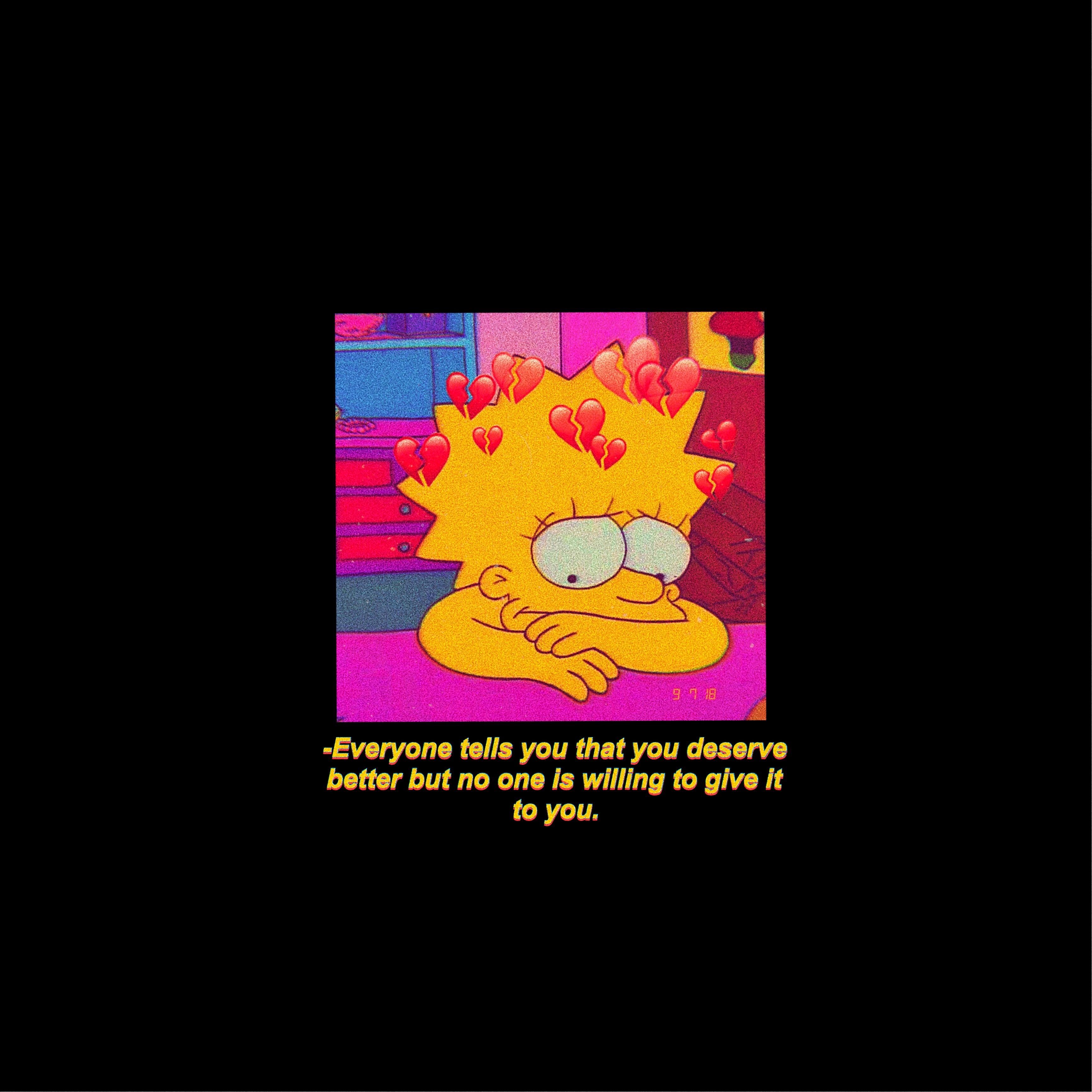 Aesthetic Sad Simpsons Wallpapers