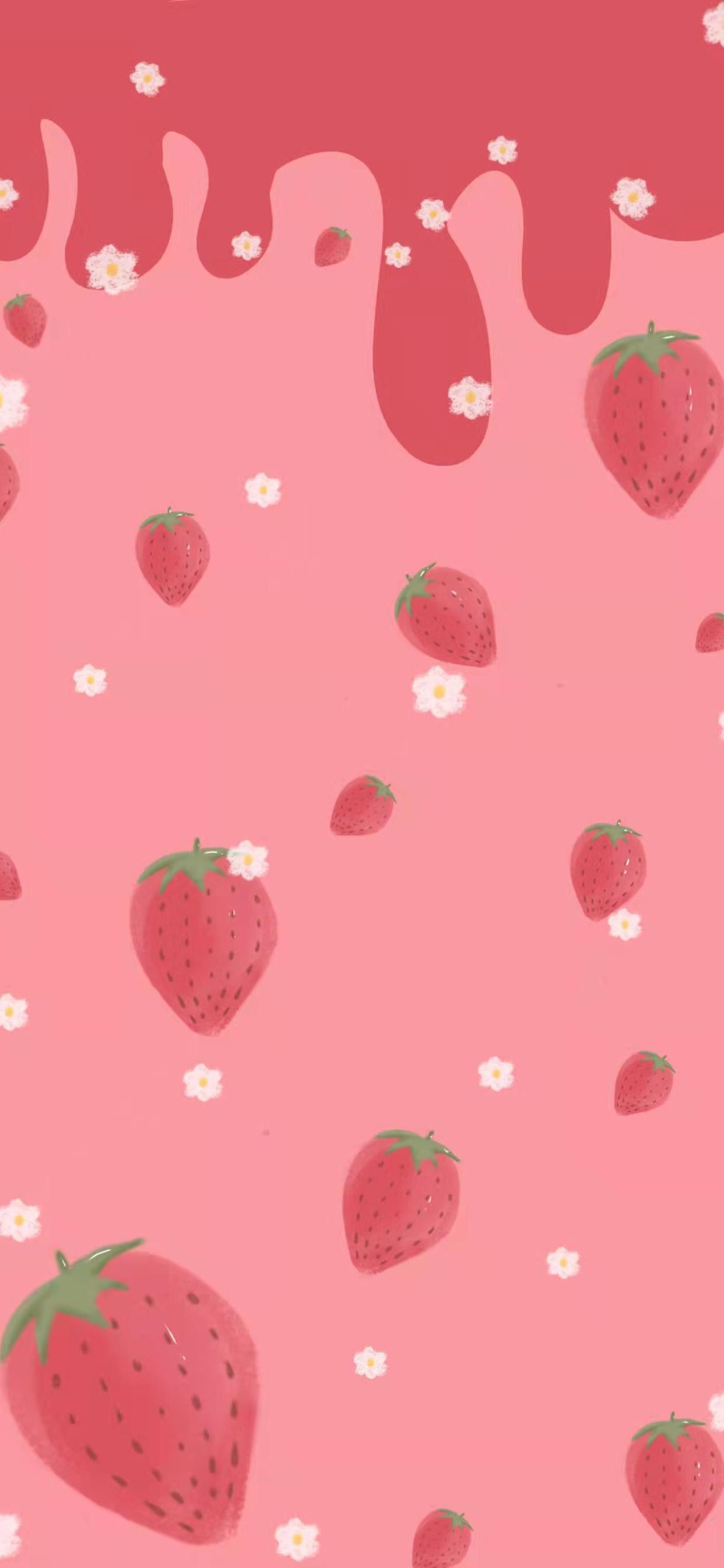 Aesthetic Strawberries Wallpapers