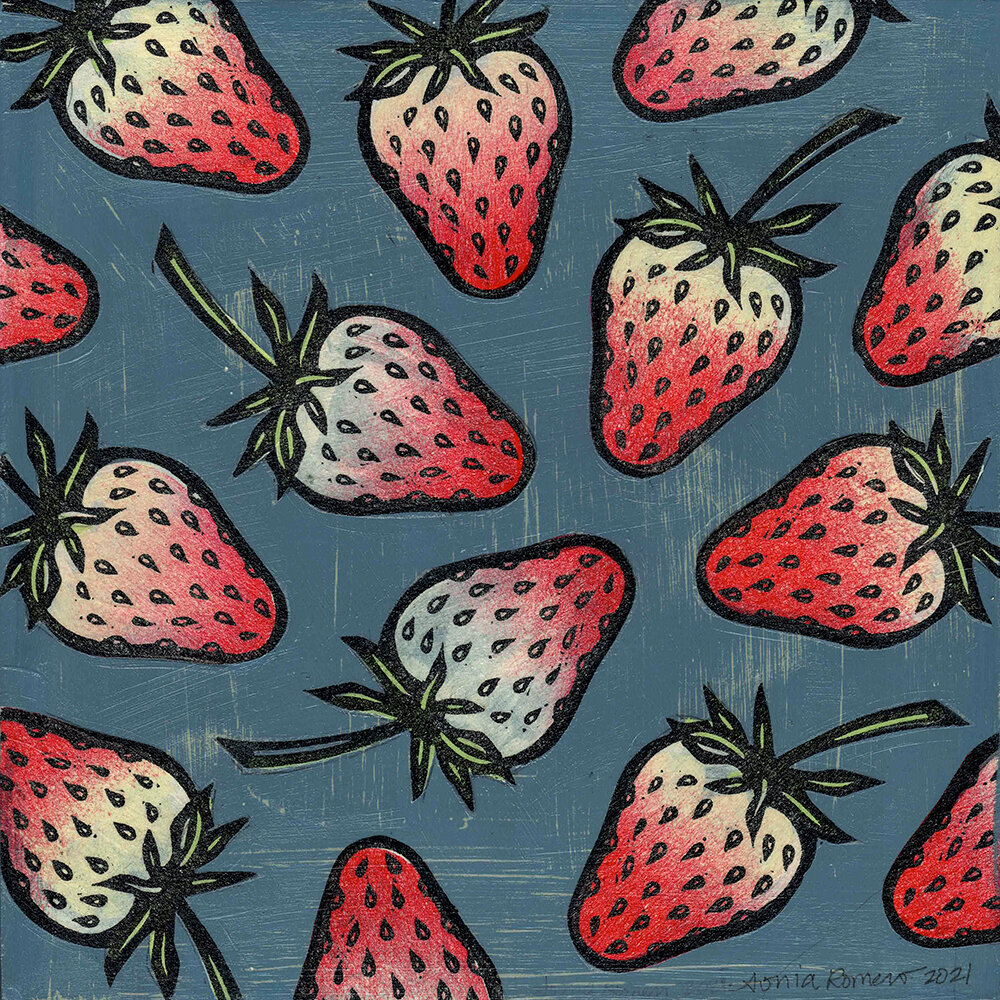 Aesthetic Strawberries Wallpapers