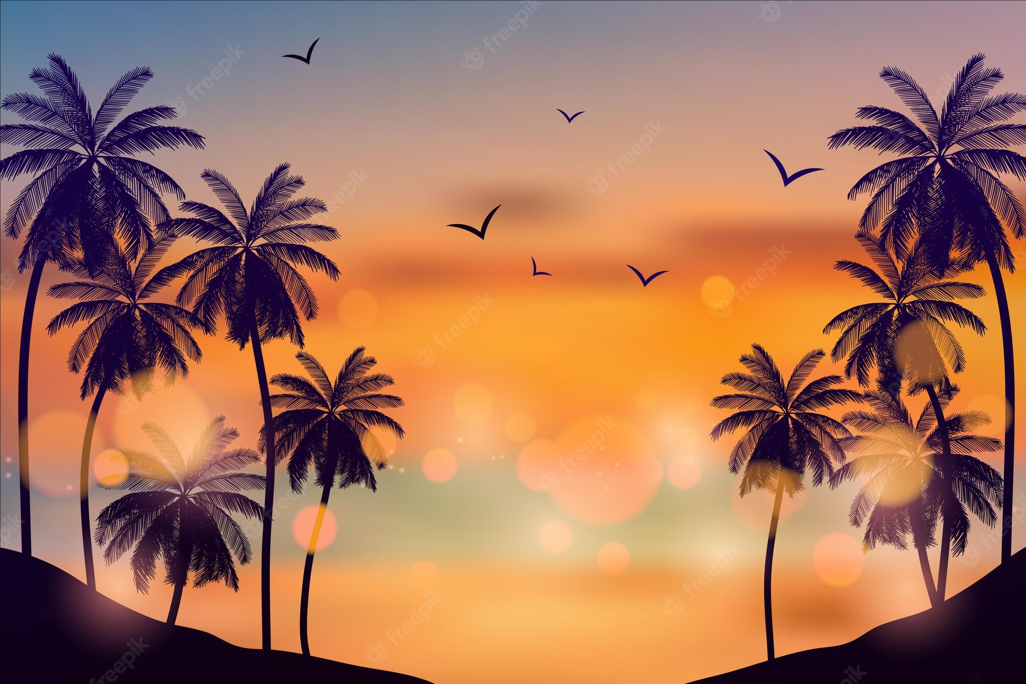 Aesthetic Sunset Desktop Wallpapers