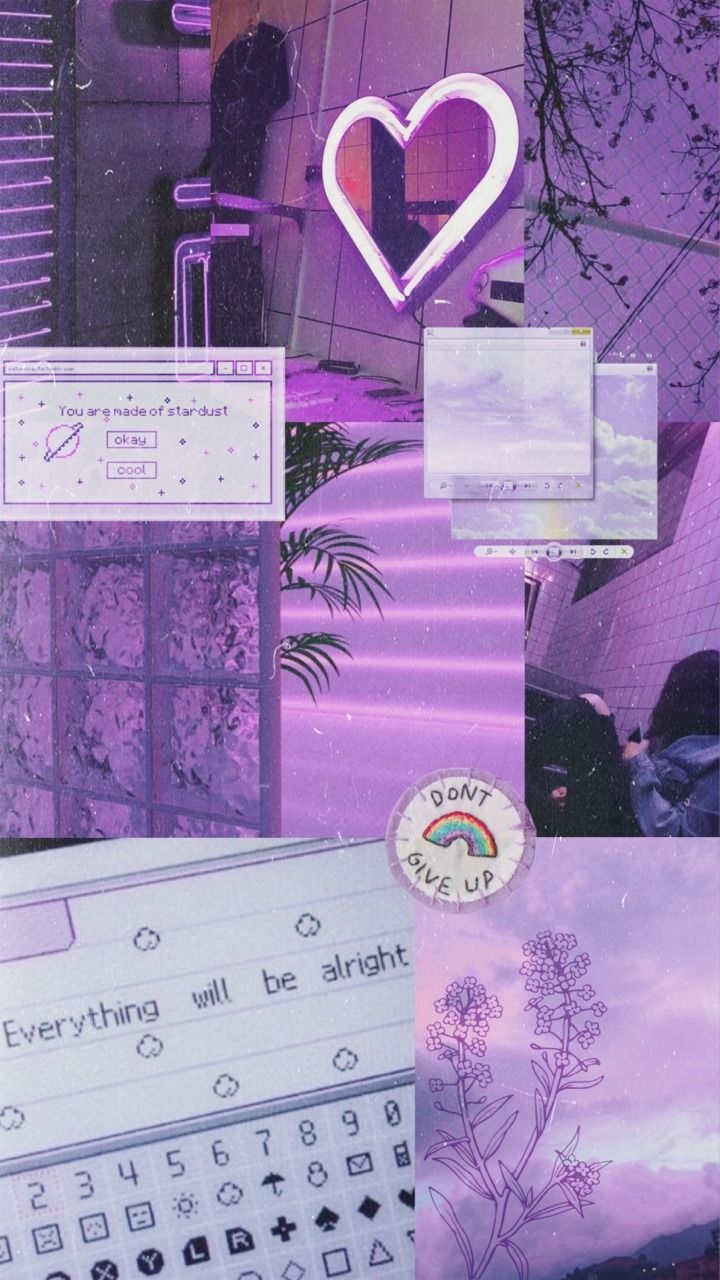 Aesthetic Tumblr Purple Wallpapers