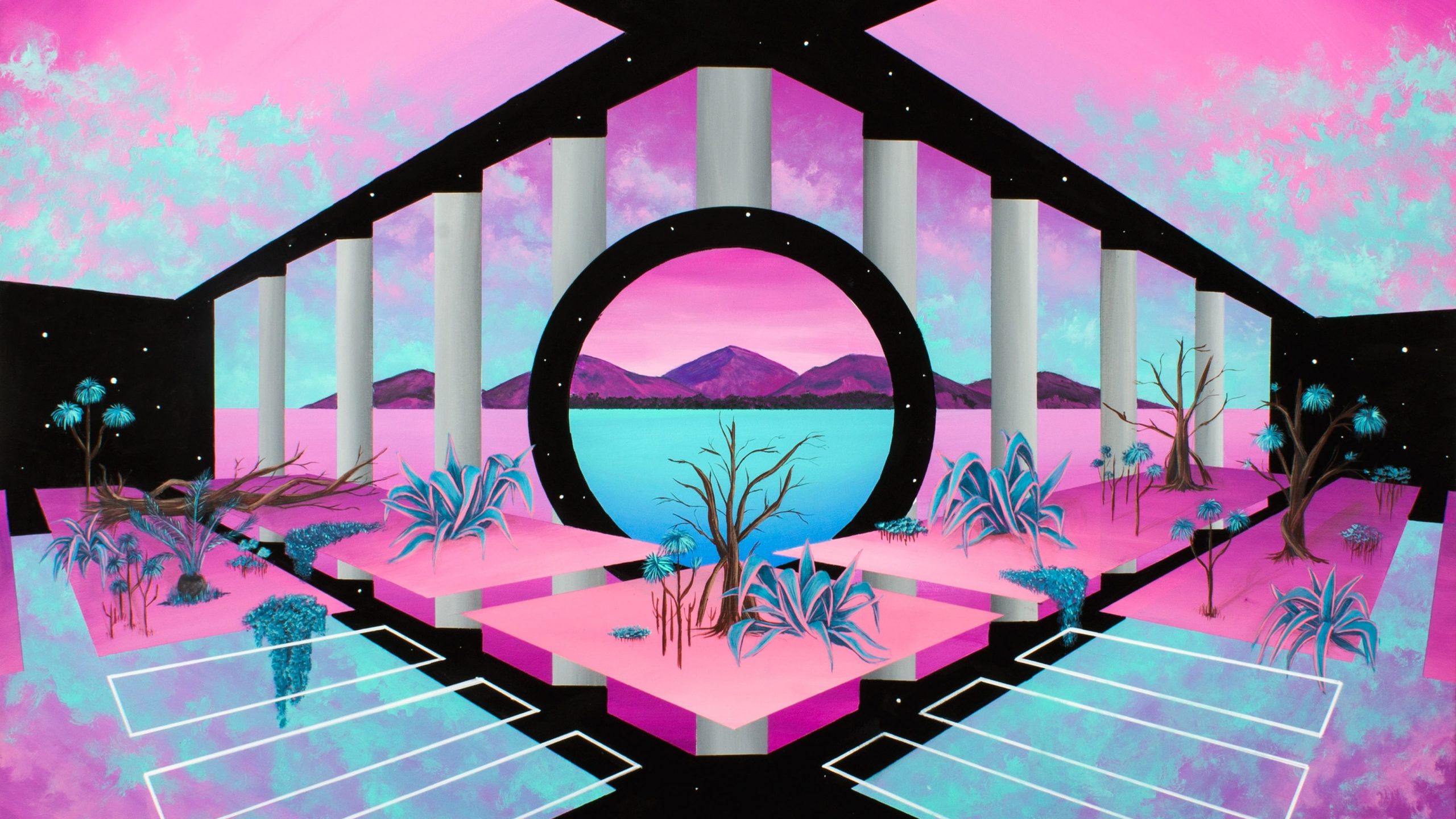 Aesthetic Vaporwave 2560X1440 Wallpapers