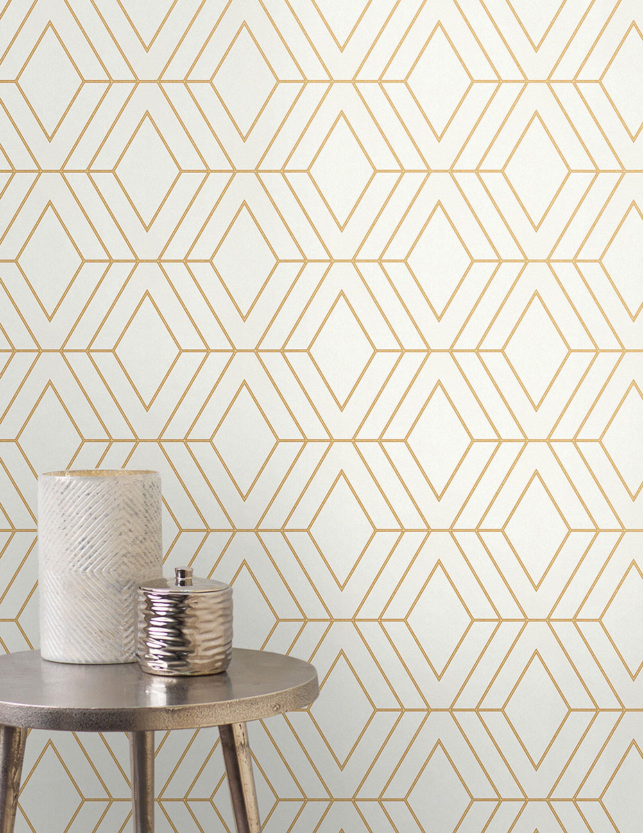 Aesthetic White Geometric Wallpapers