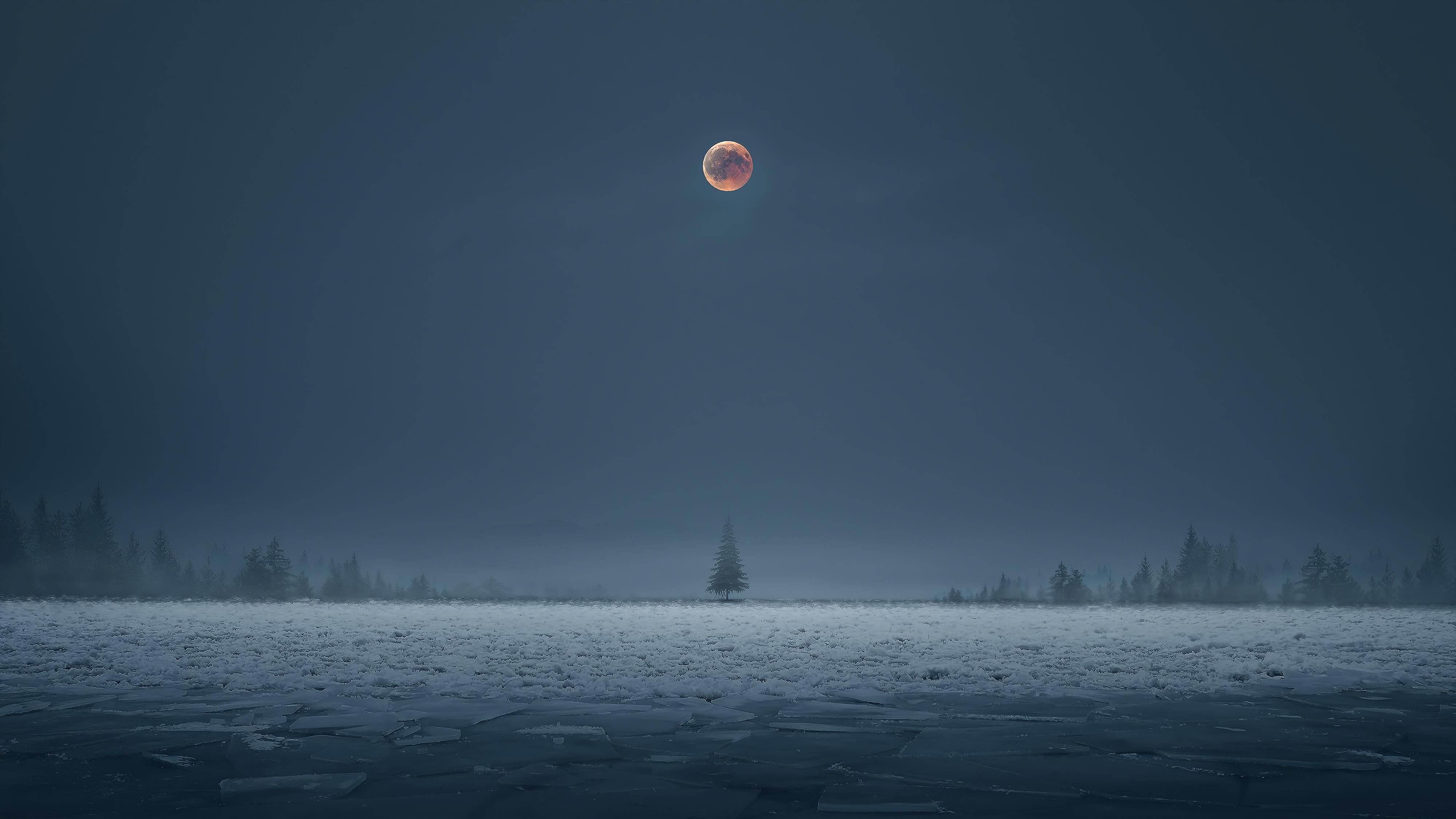 8K Supermoon Wallpapers