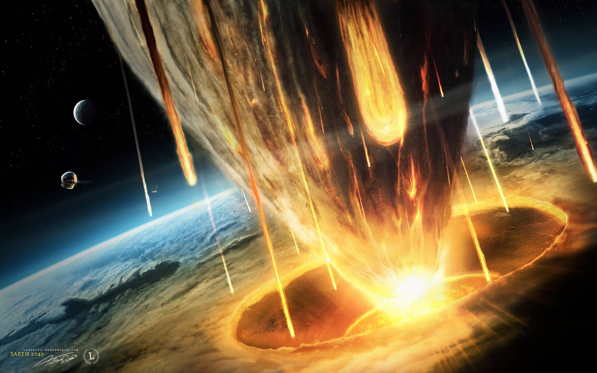 Asteroid Planet Explosion Wallpapers