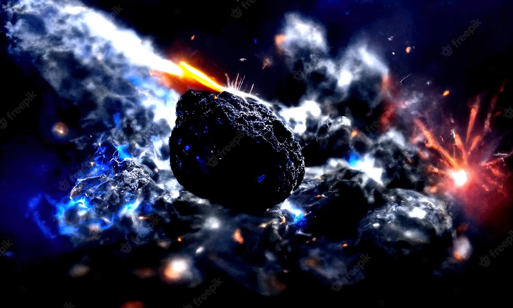 Asteroid Planet Explosion Wallpapers