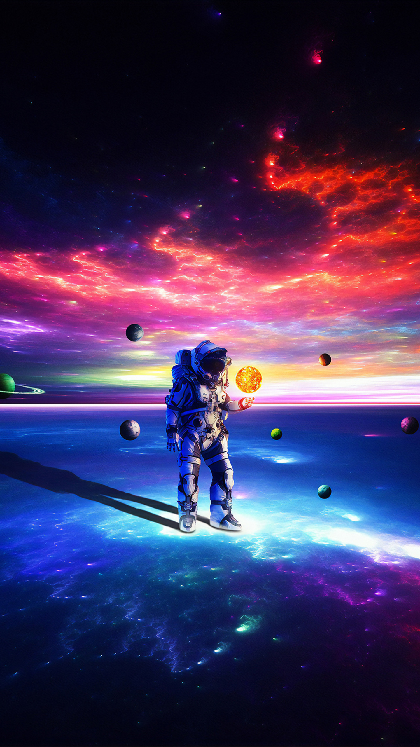 Astronaut In Galaxy Wallpapers