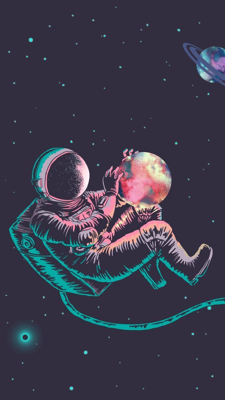 Astronaut In Galaxy Wallpapers