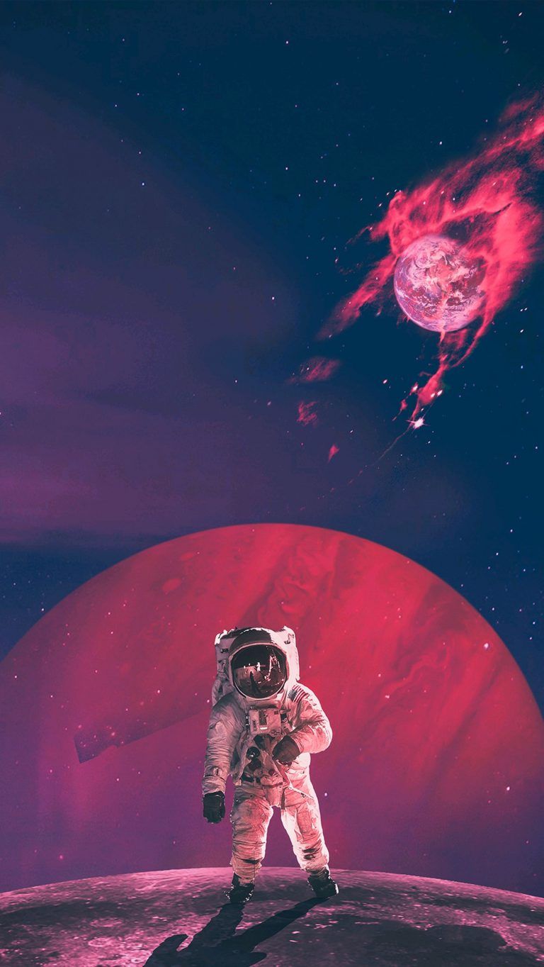 Astronaut In Galaxy Wallpapers