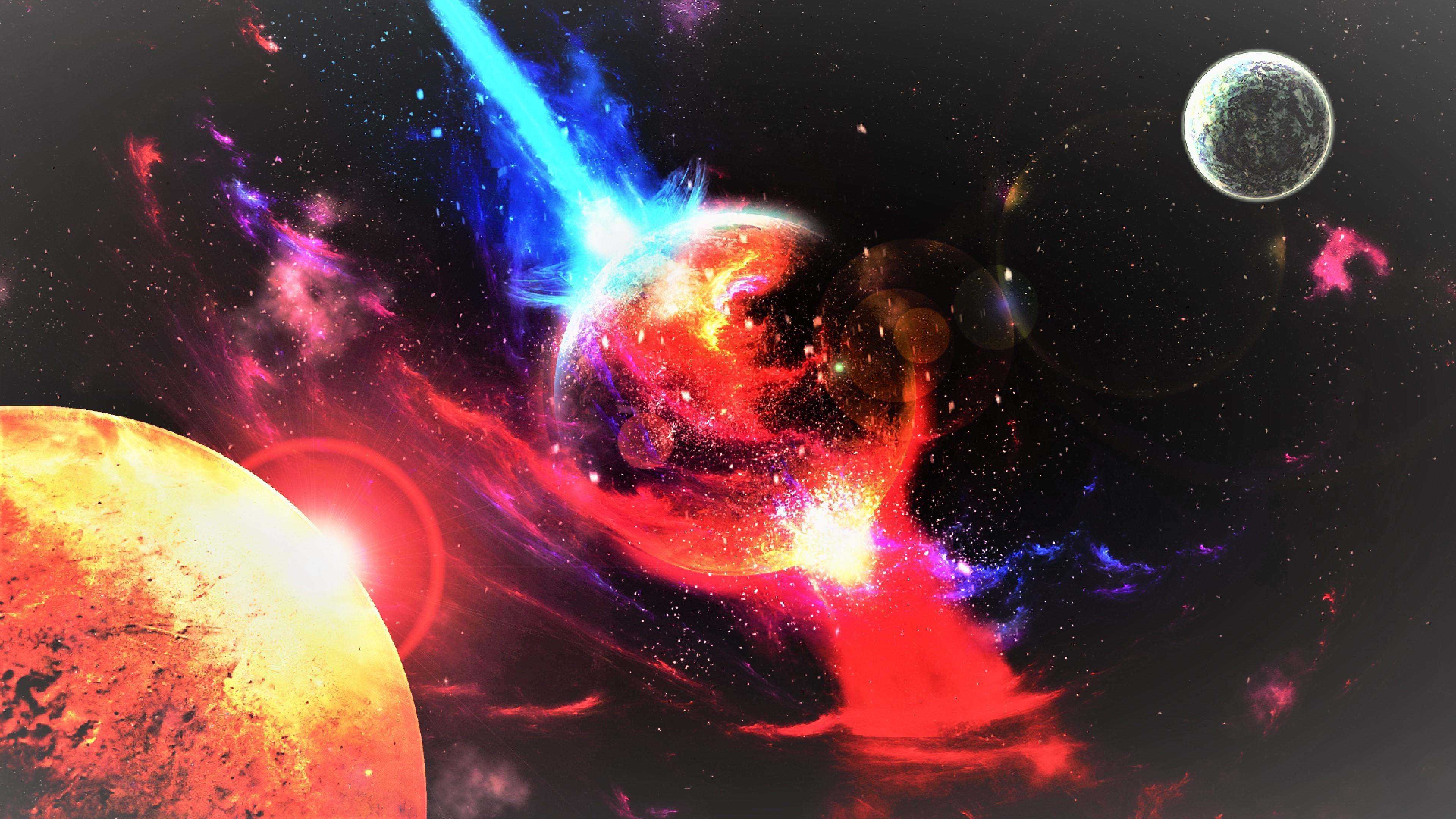Cosmic Explosion 4K Wallpapers