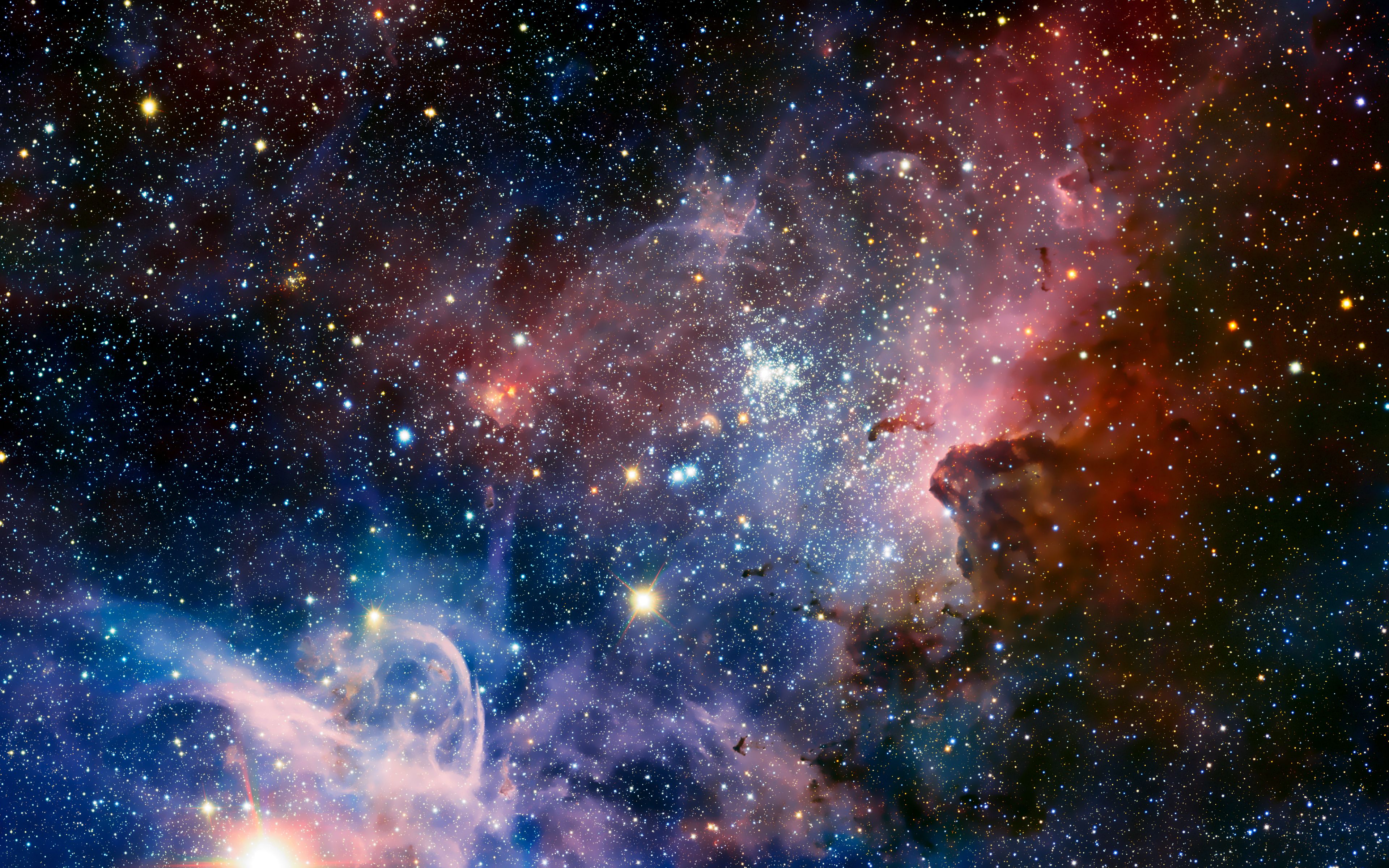 Nebula Indigo Wallpapers